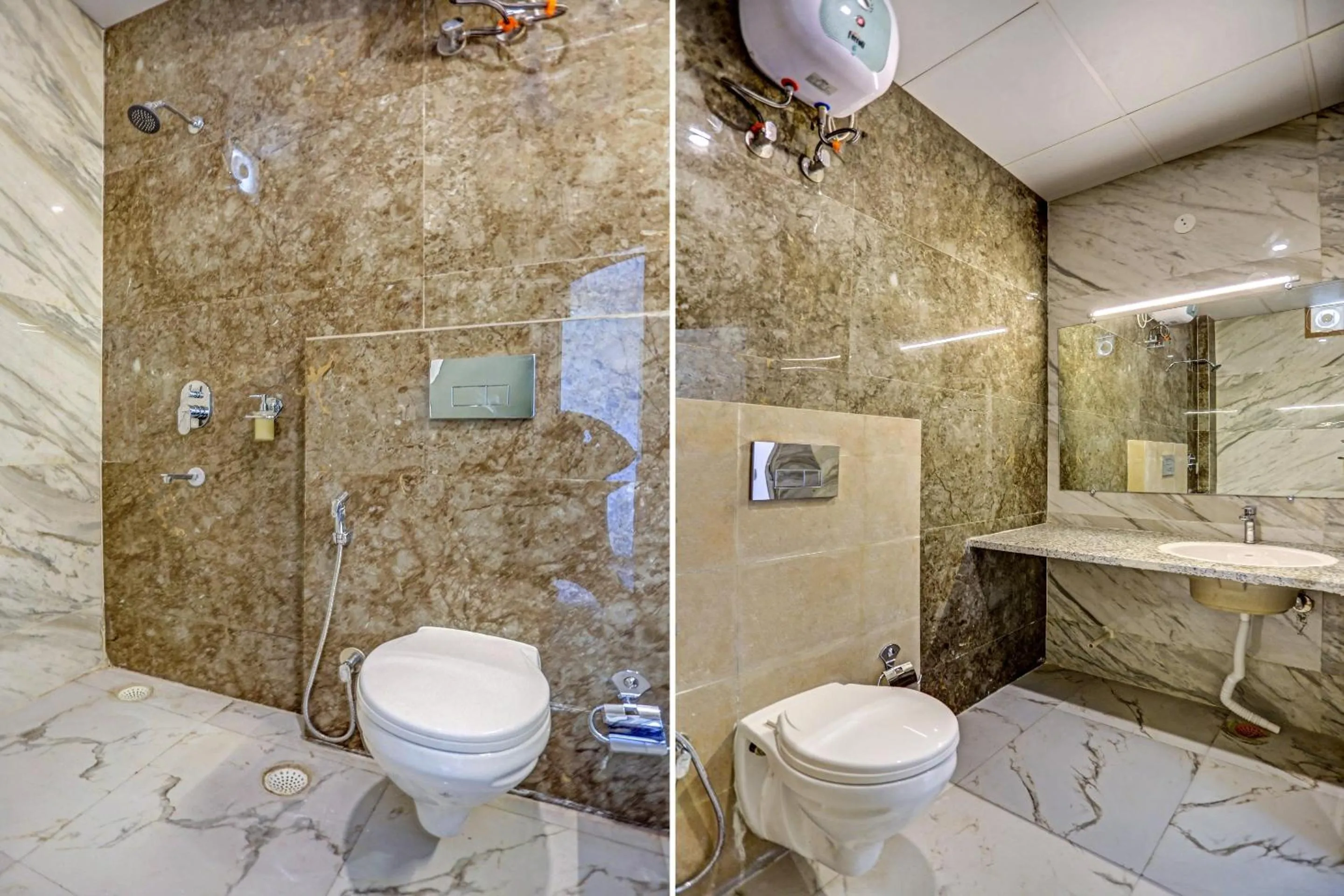 Bathroom in Townhouse The Madhav Sector 58 Noida Near ISKCON Temple Noida