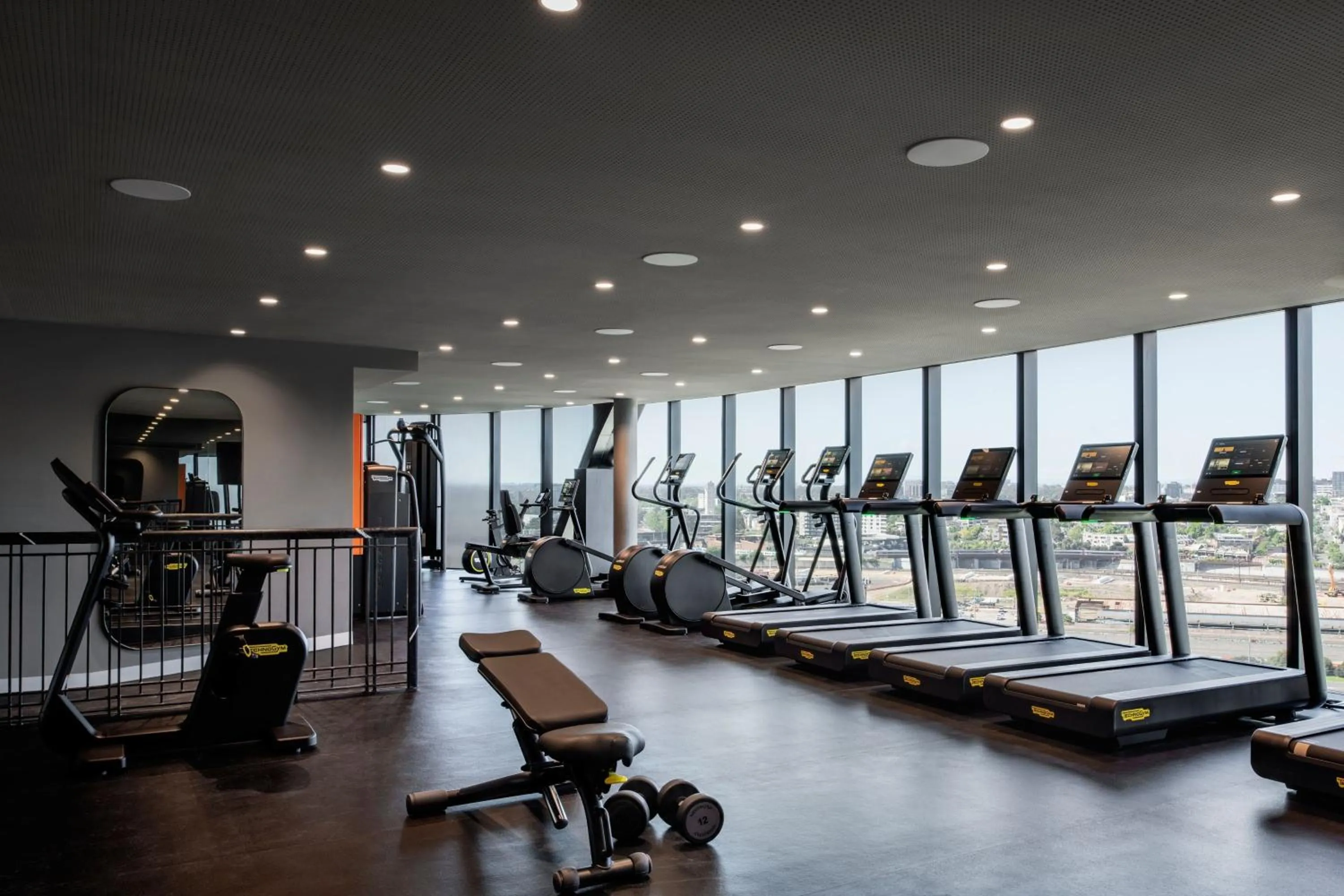 Fitness centre/facilities in Melbourne Marriott Hotel Docklands