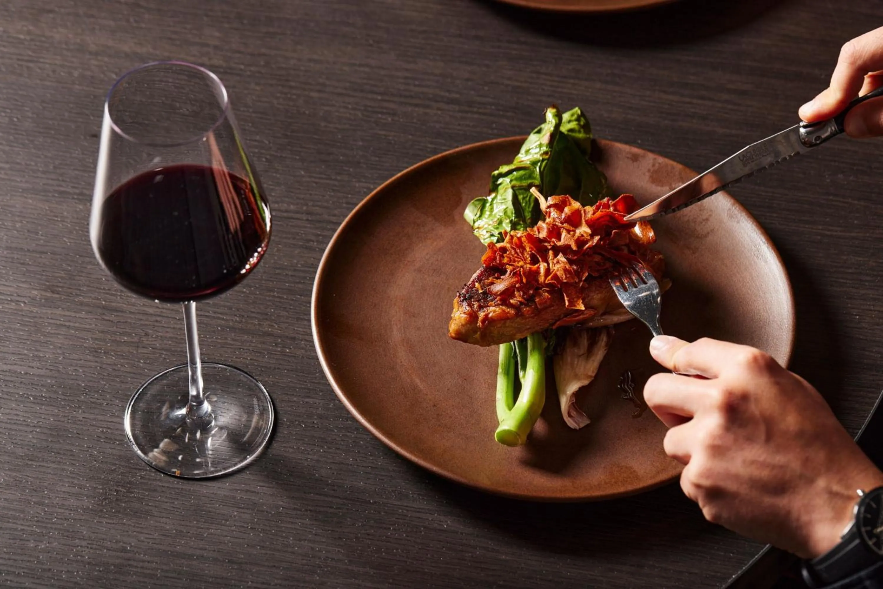 Restaurant/places to eat in Melbourne Marriott Hotel Docklands