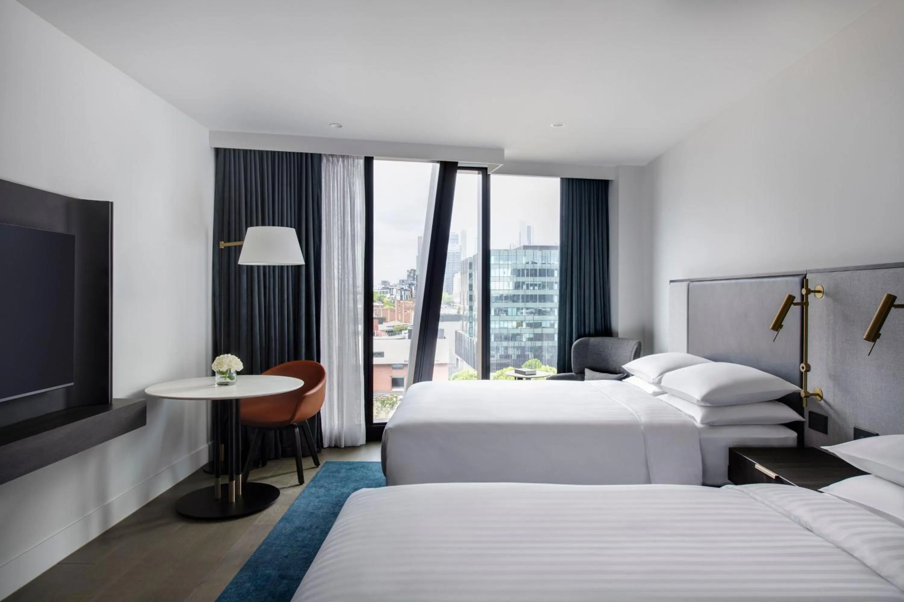 Photo of the whole room, Bed in Melbourne Marriott Hotel Docklands