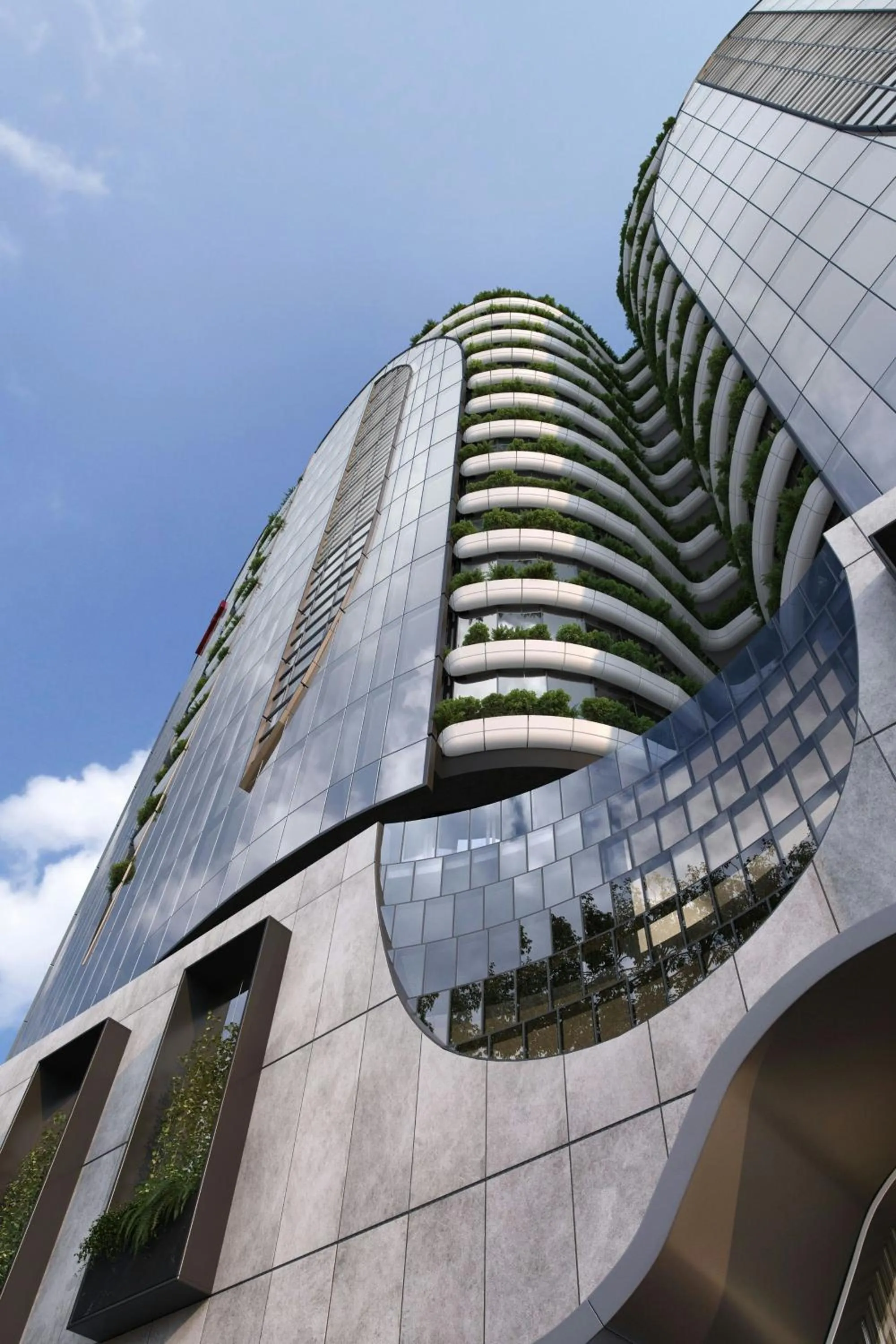 Property building in Melbourne Marriott Hotel Docklands