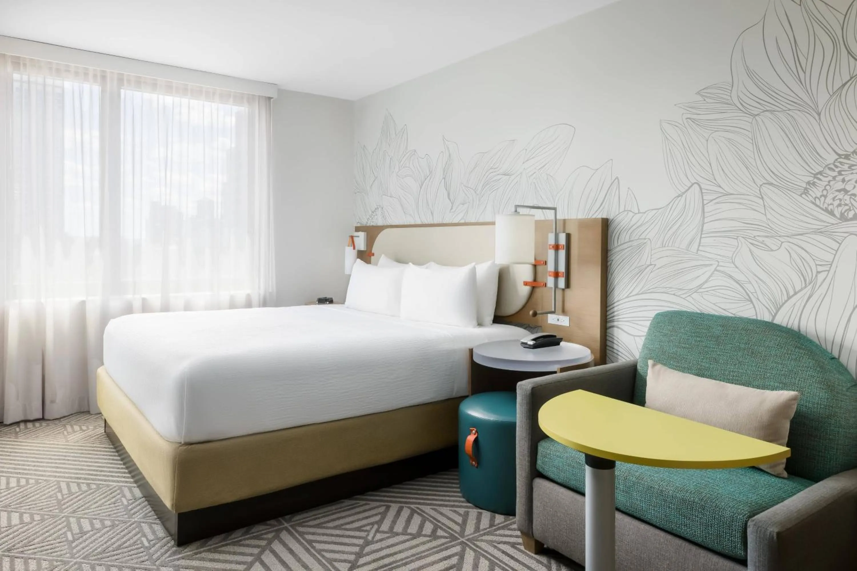 Photo of the whole room, Bed in SpringHill Suites by Marriott New York Manhattan Chelsea