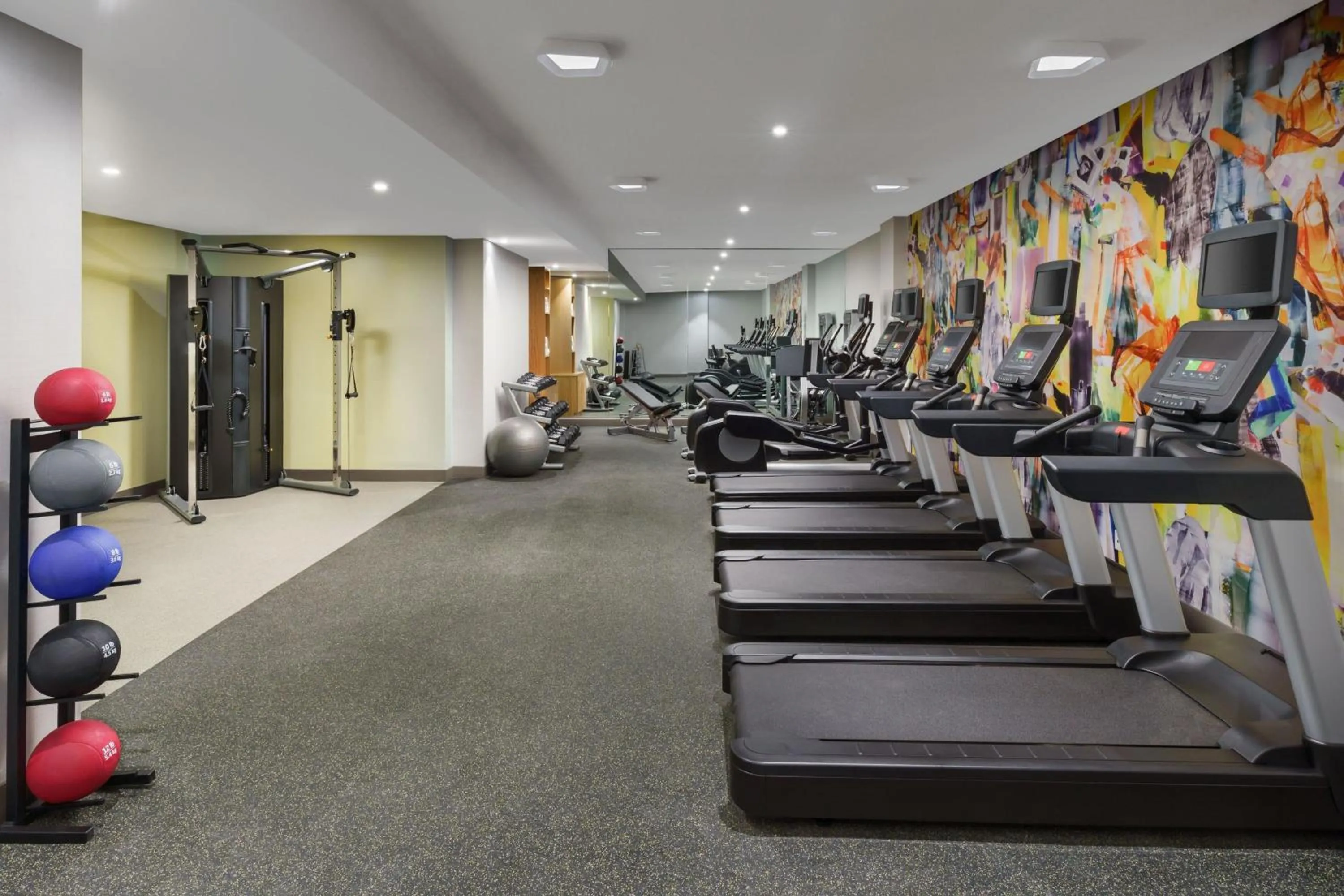 Fitness centre/facilities in SpringHill Suites by Marriott New York Manhattan Chelsea