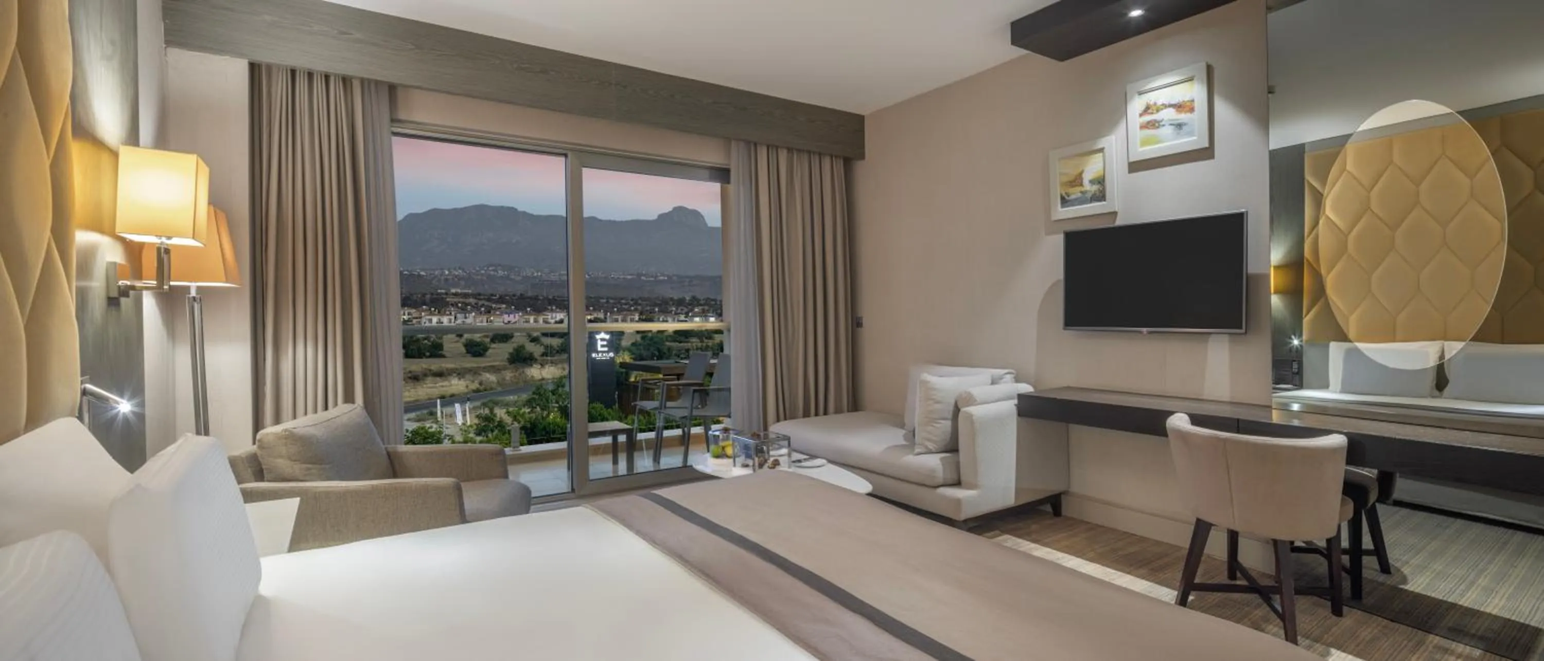 Bed in Elexus Hotel Resort & Spa & Casino