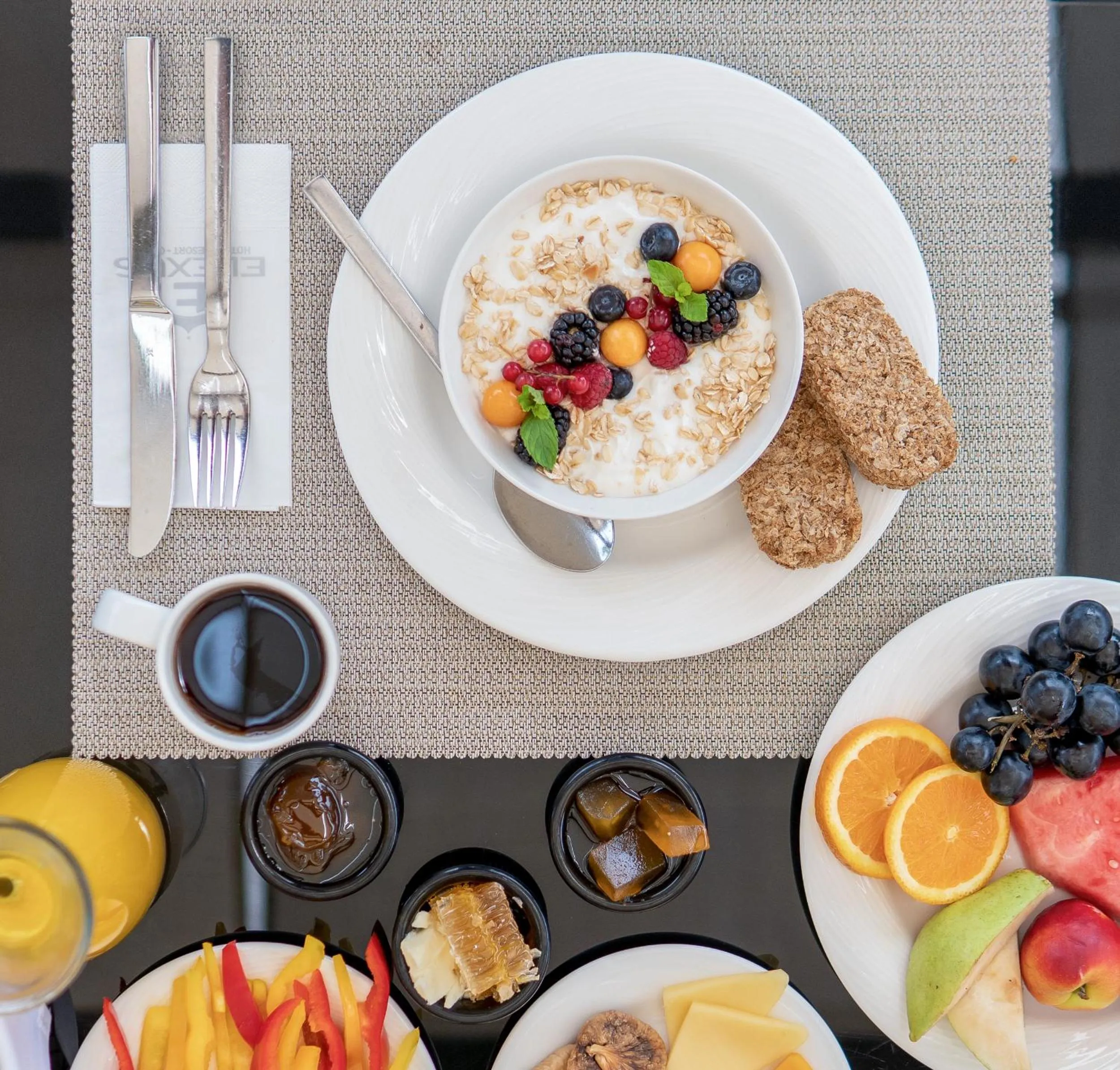 Food close-up in Elexus Hotel Resort & Spa & Casino