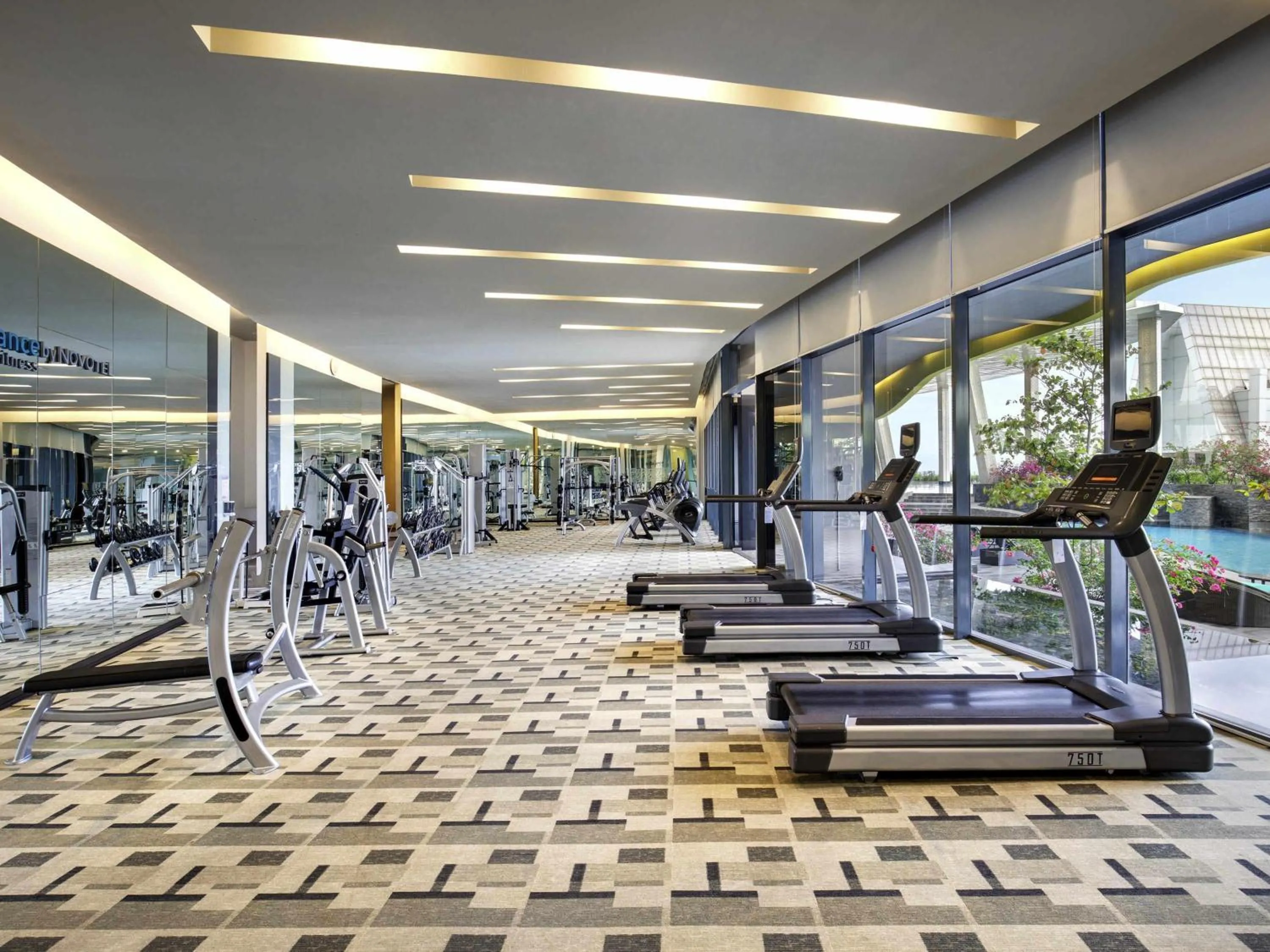 Fitness centre/facilities in Novotel Lampung