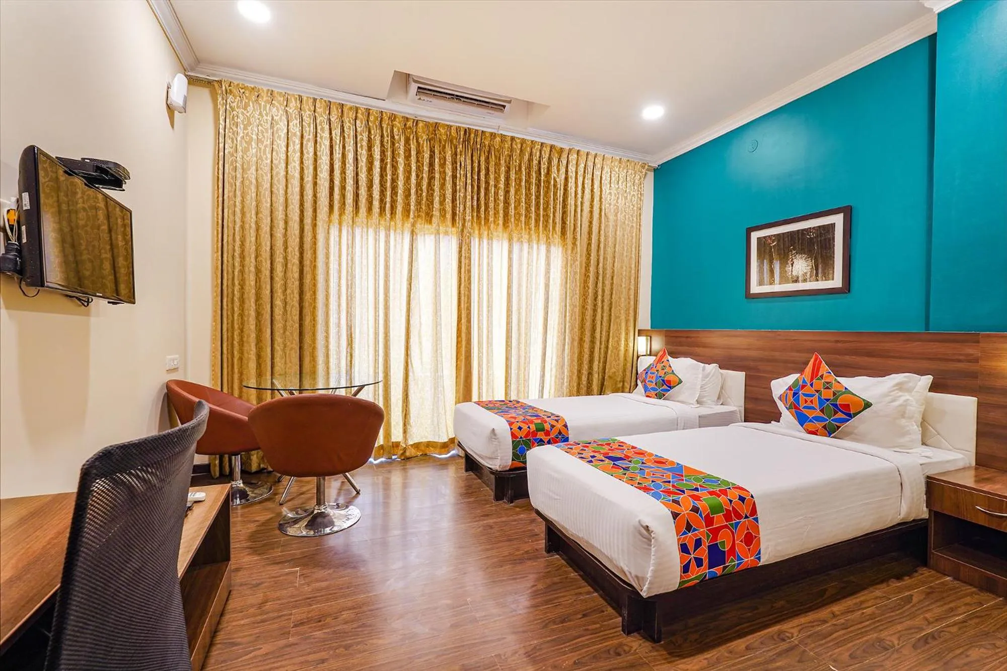 Bedroom, Bed in FabHotel Chris - Nr Vydehi Hospital