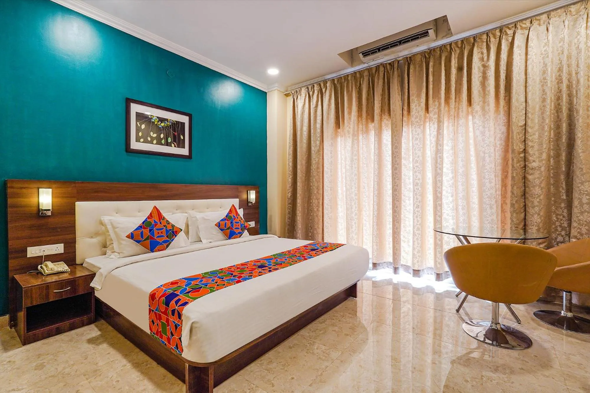 Bedroom, Bed in FabHotel Chris - Nr Vydehi Hospital