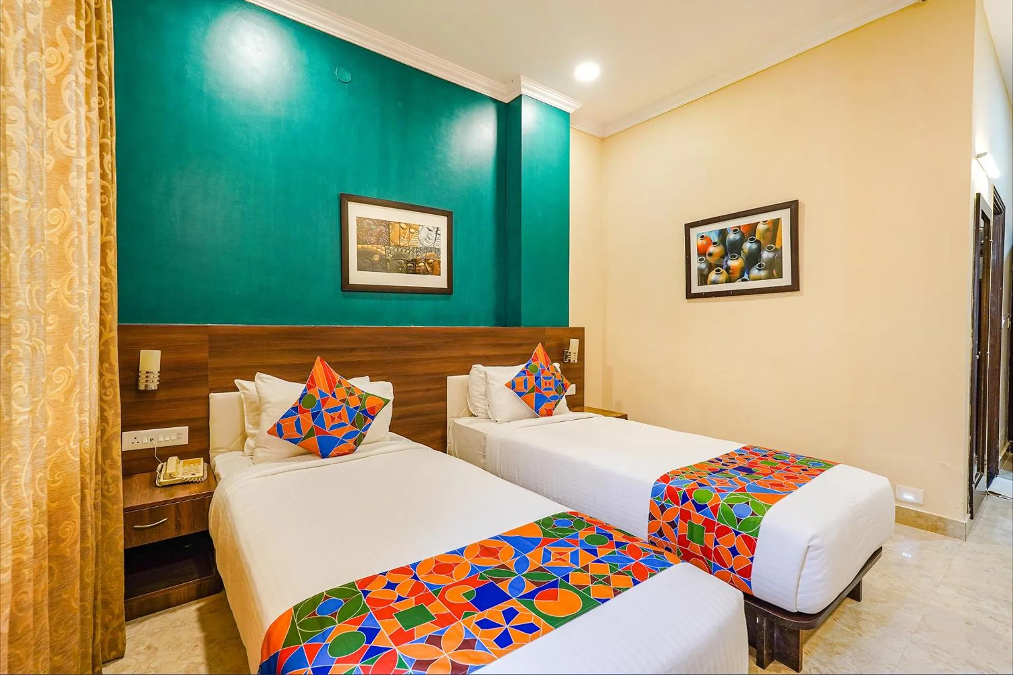 Bedroom, Bed in FabHotel Chris - Nr Vydehi Hospital