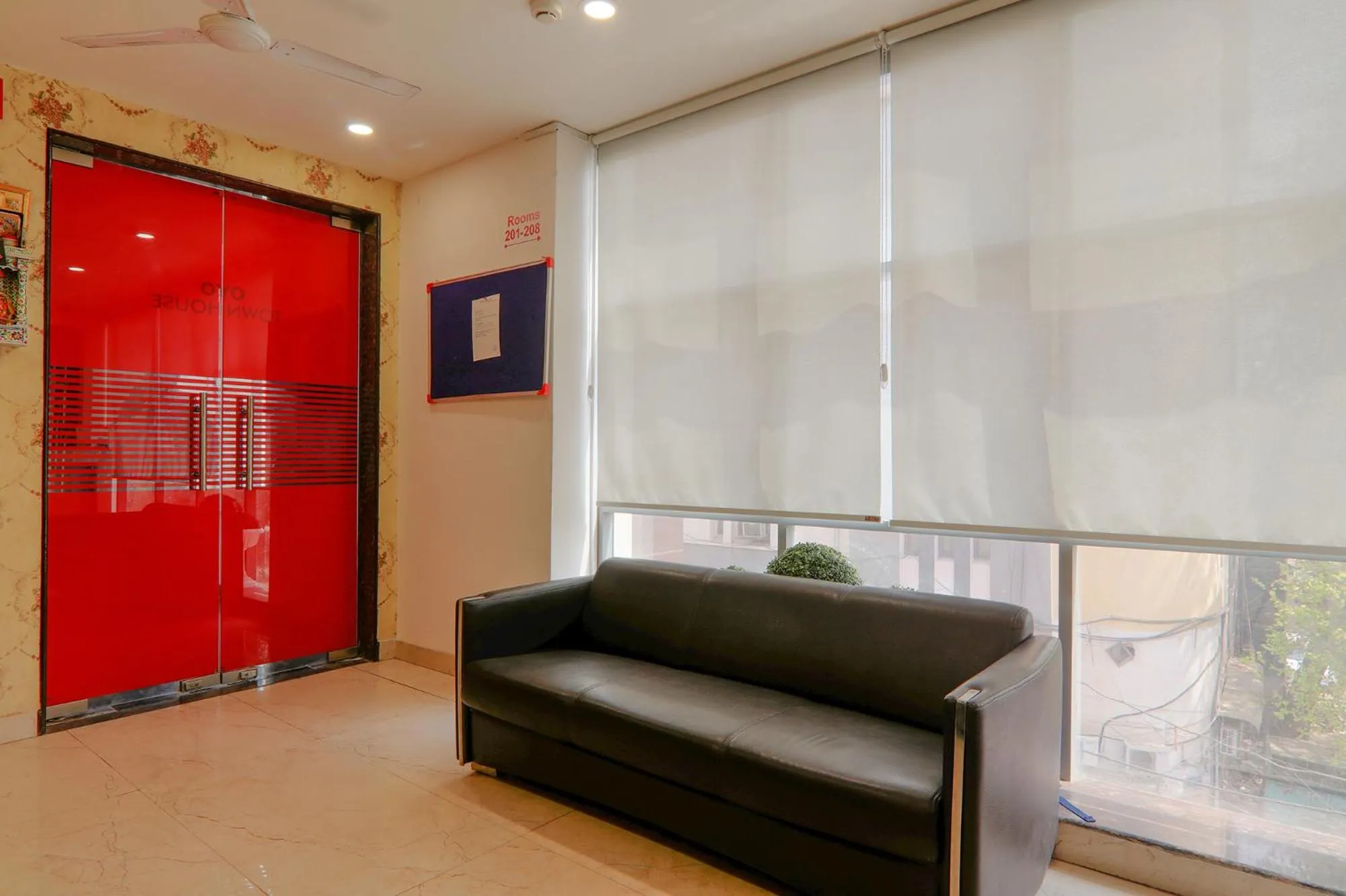 Seating area in Via The Mall Inn