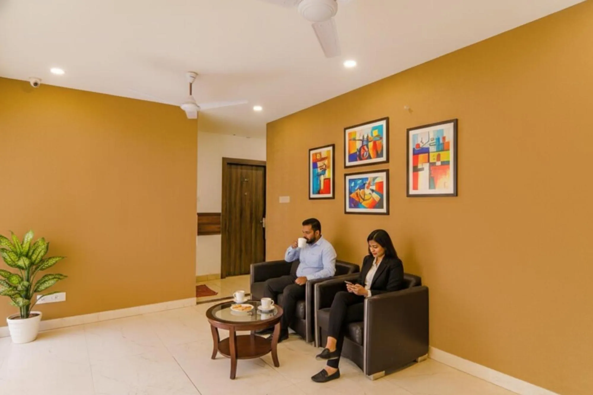 Lobby or reception in Via The Mall Inn