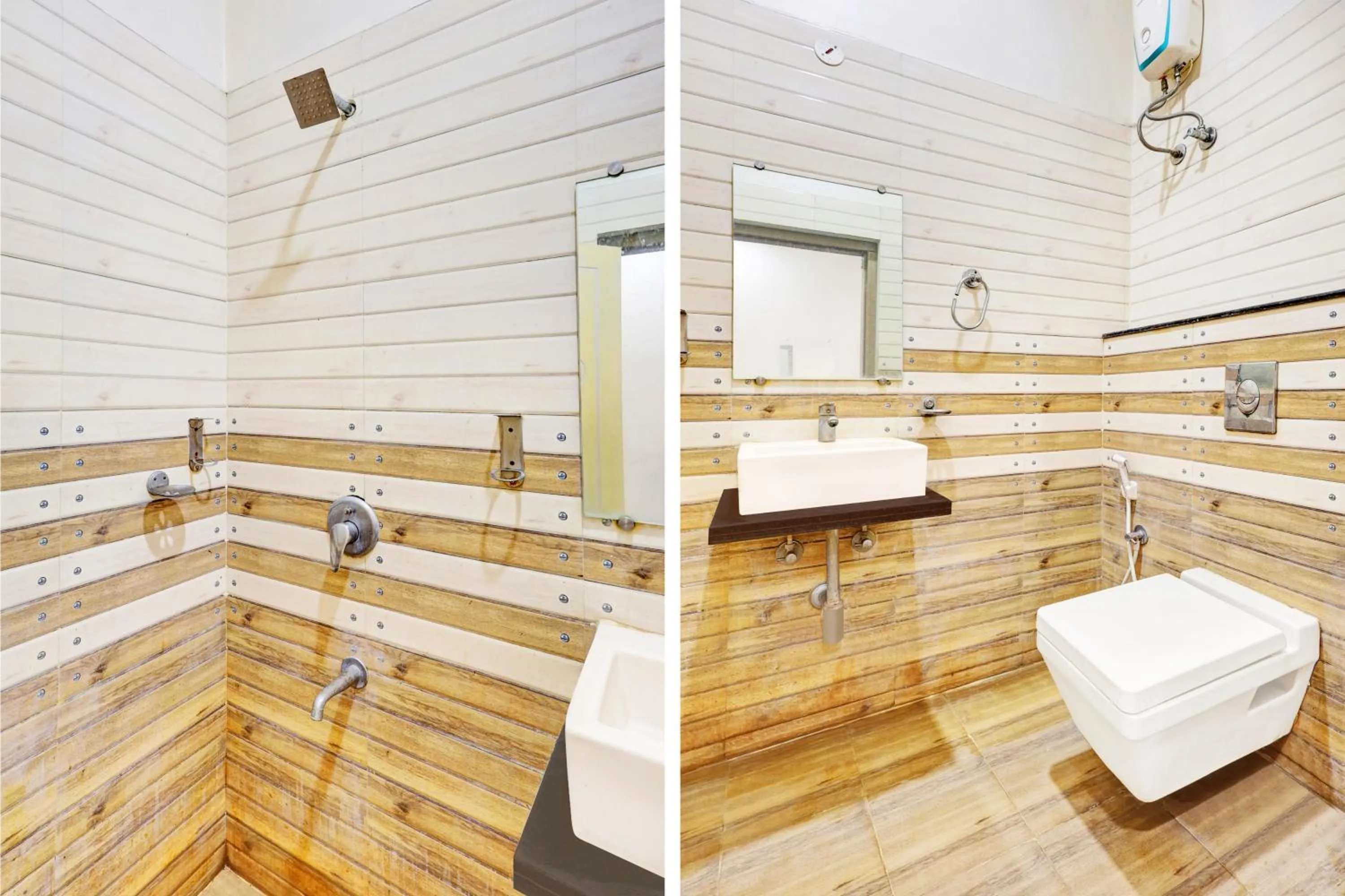 Bathroom in Collection O Dabagardens Near RK Beach