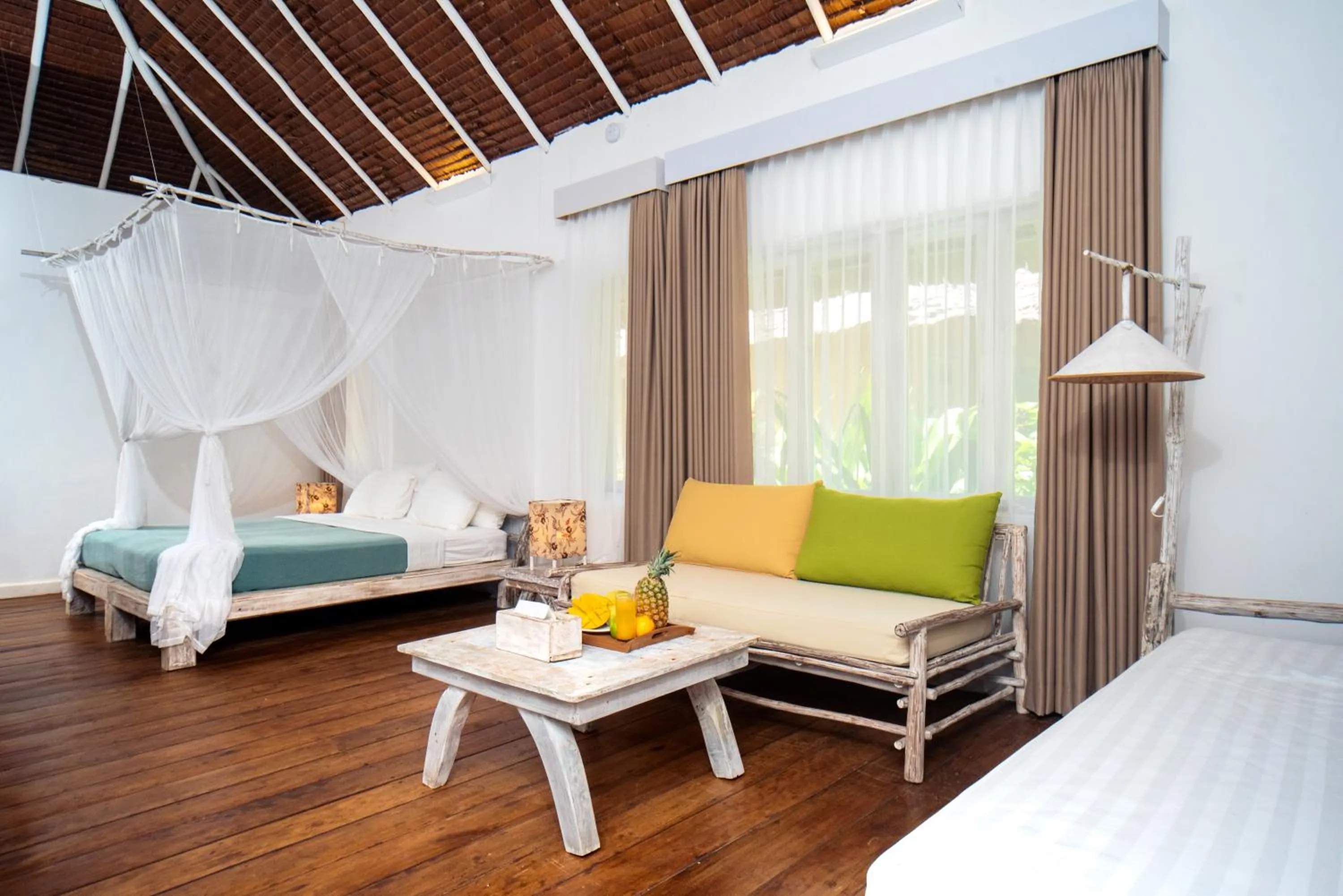 Bed in Trikora Beach Club and Resort