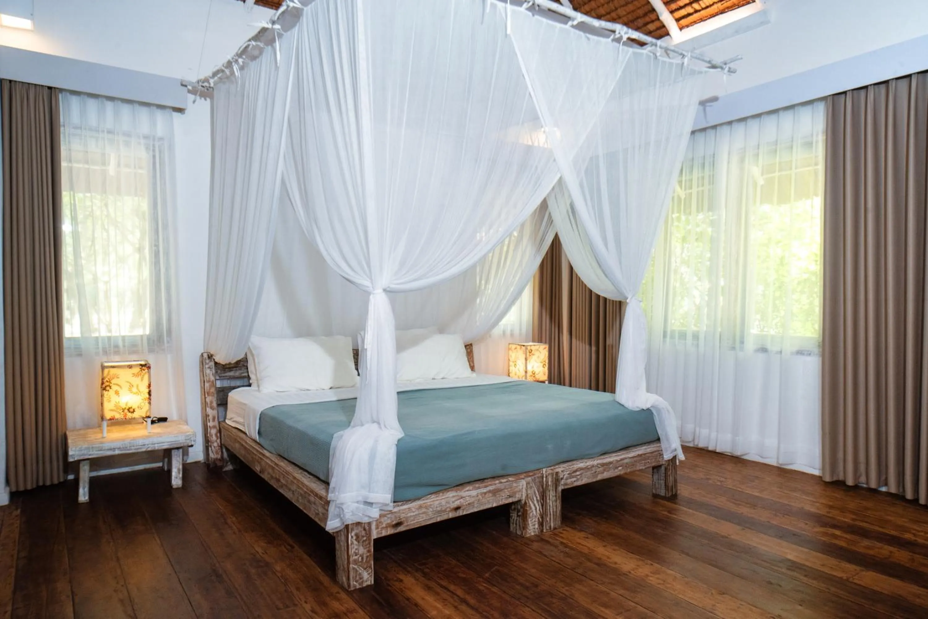 Bed in Trikora Beach Club and Resort