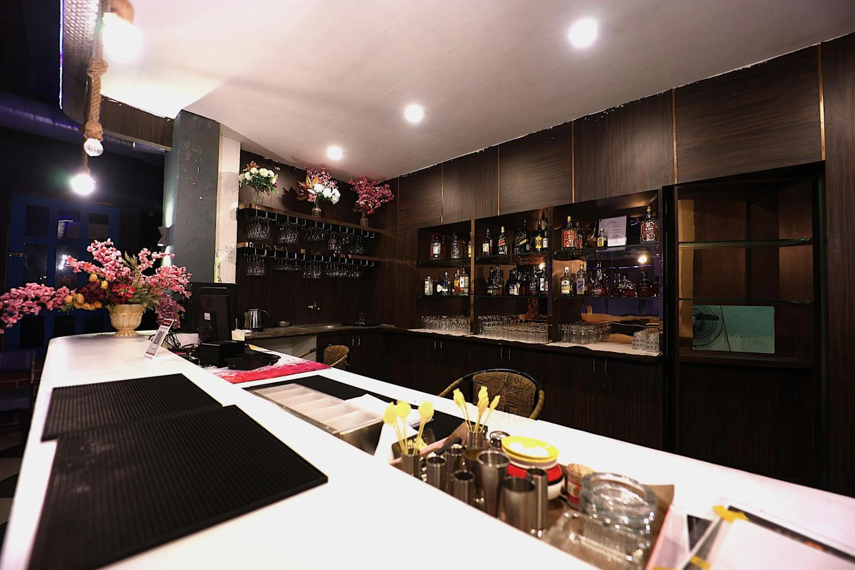 Lounge or bar in coral beach resort