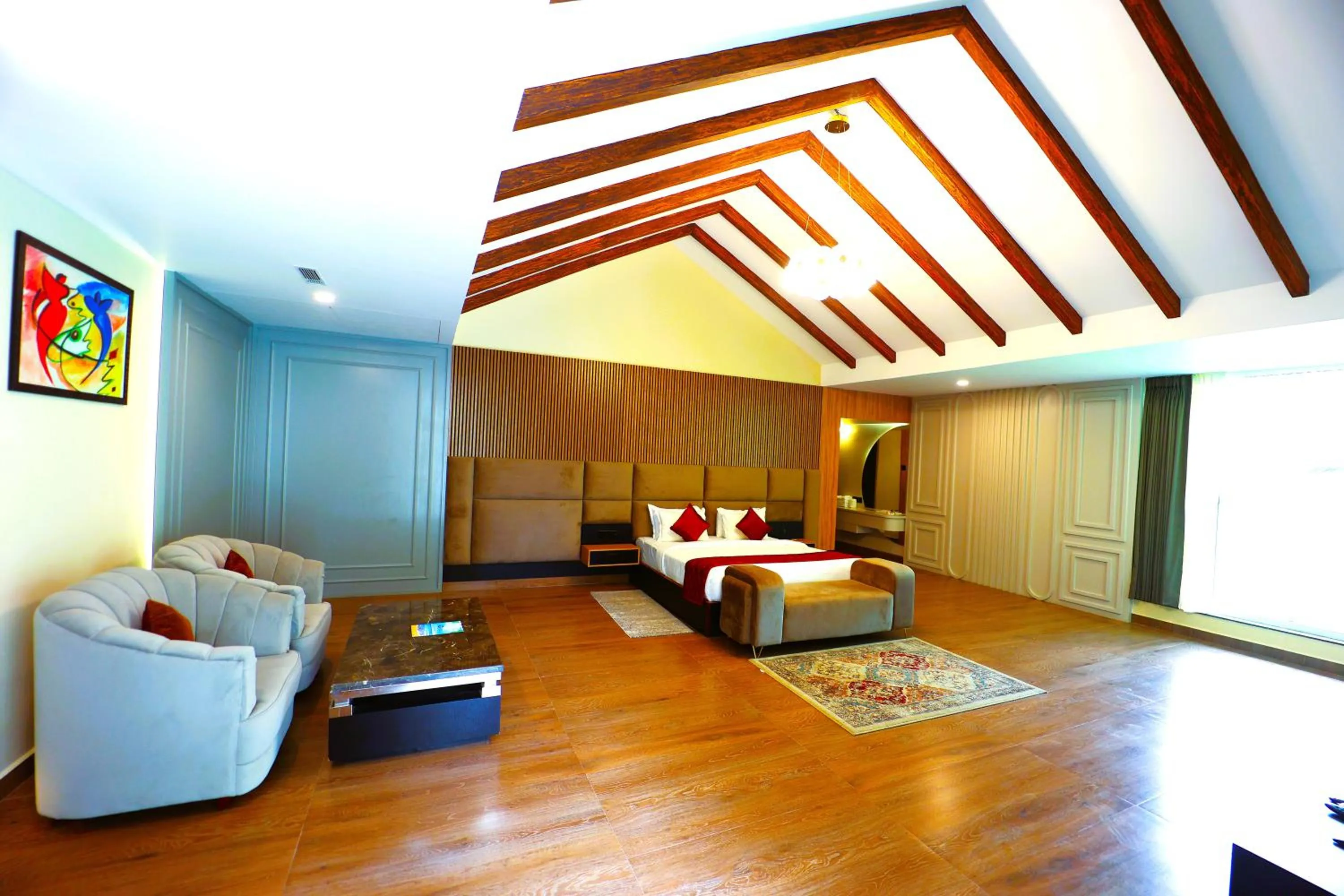 Photo of the whole room in coral beach resort