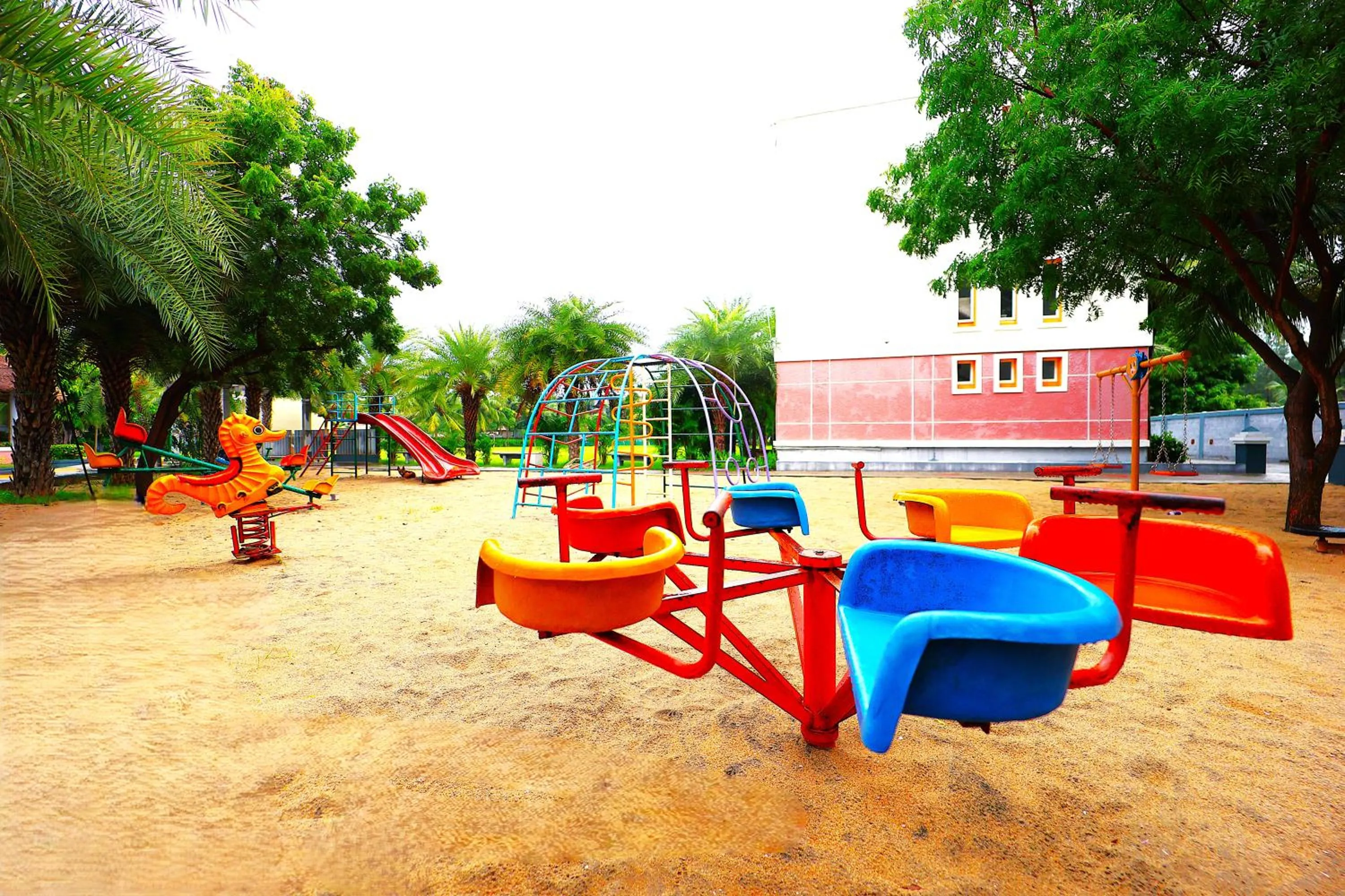Children play ground in coral beach resort