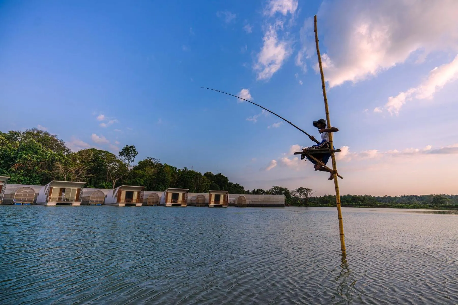 Natural landscape in Bolagala Agro Floating Resort