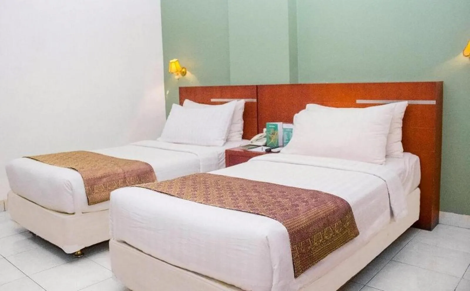 Bed in Azza Hotel Palembang