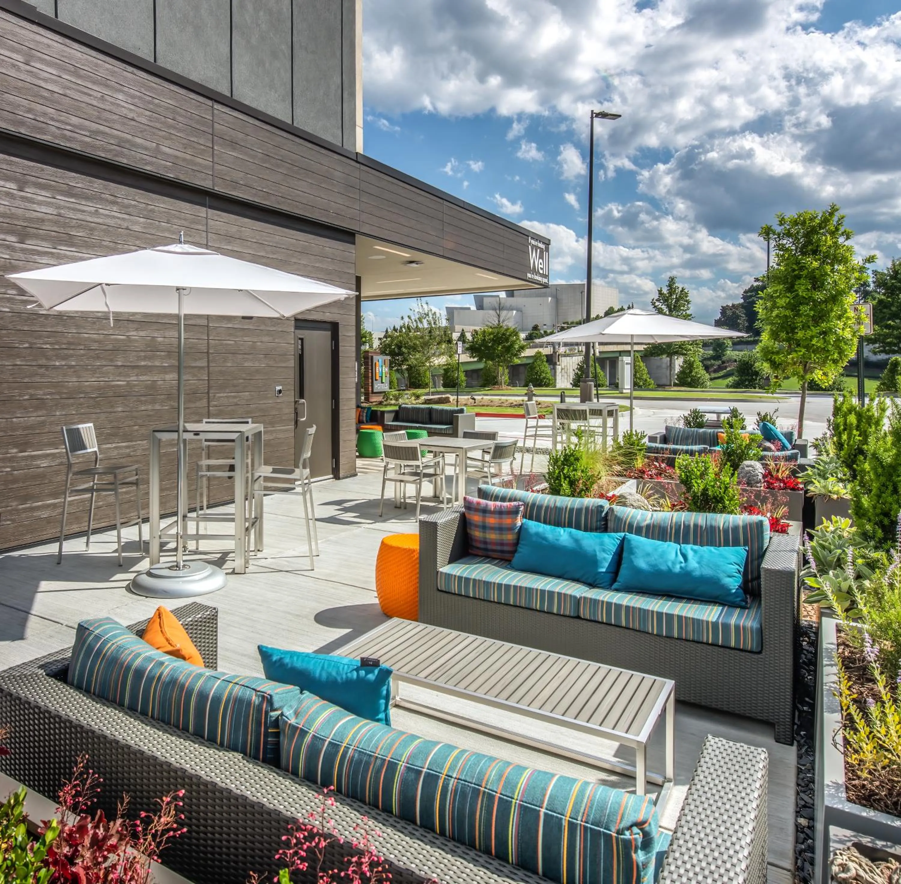 Patio in EVEN Hotel Atlanta - Cobb Galleria by IHG