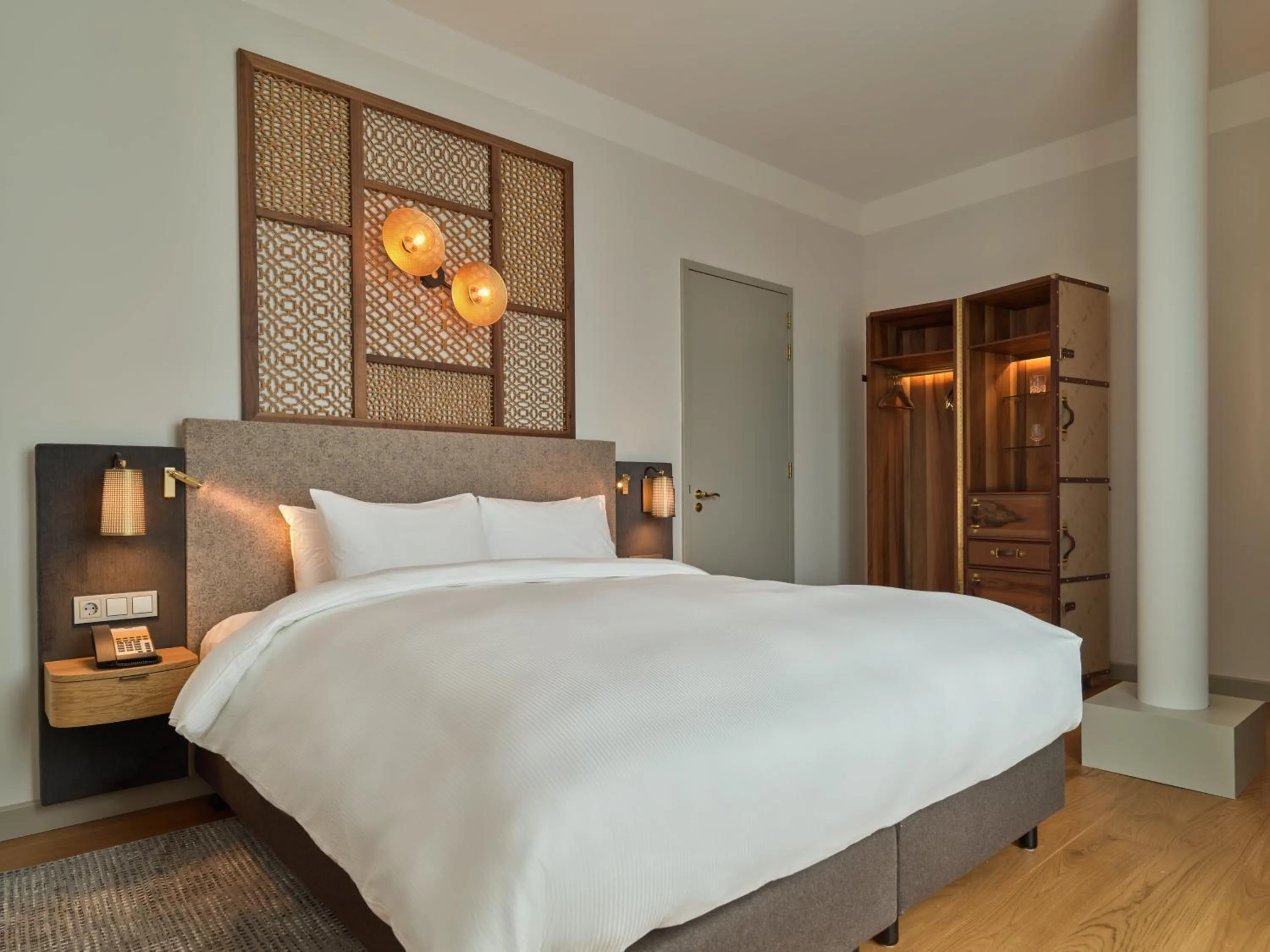 Bedroom, Bed in voco The Hague by IHG