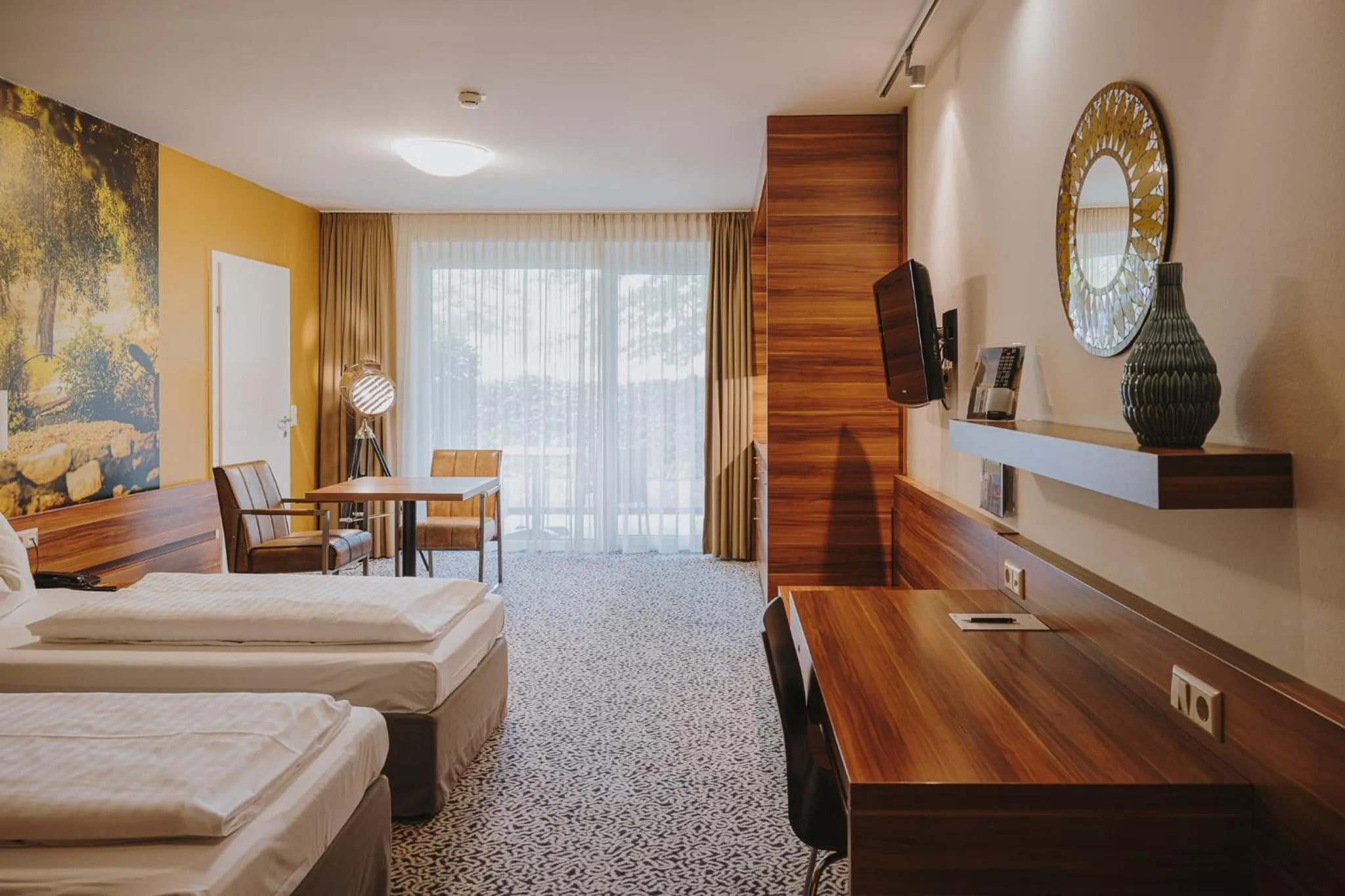 Photo of the whole room, Bed in Hotel Süd Graz