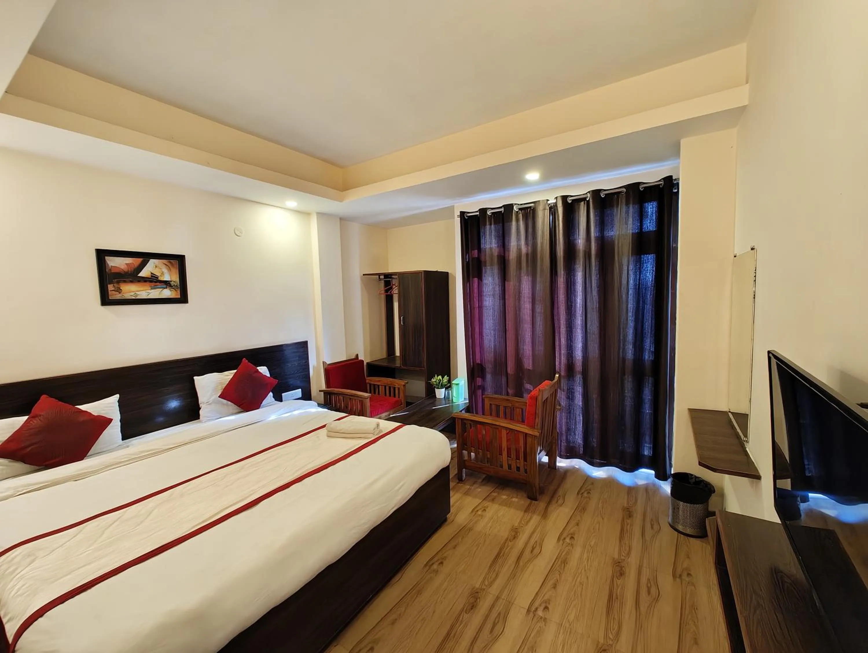 Bedroom, Bed in Hotel The Narayani Continental