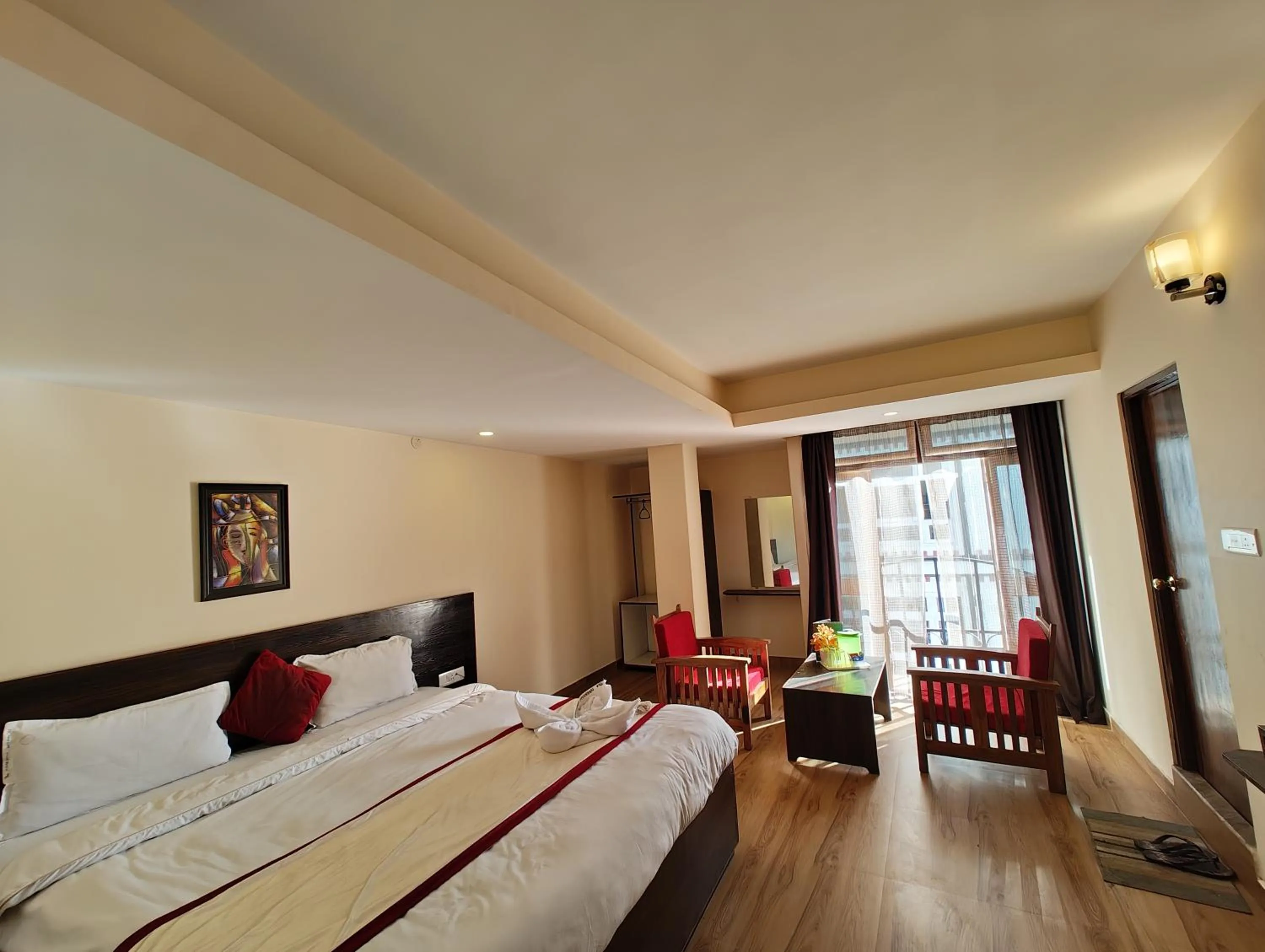 Bedroom, Bed in Hotel The Narayani Continental