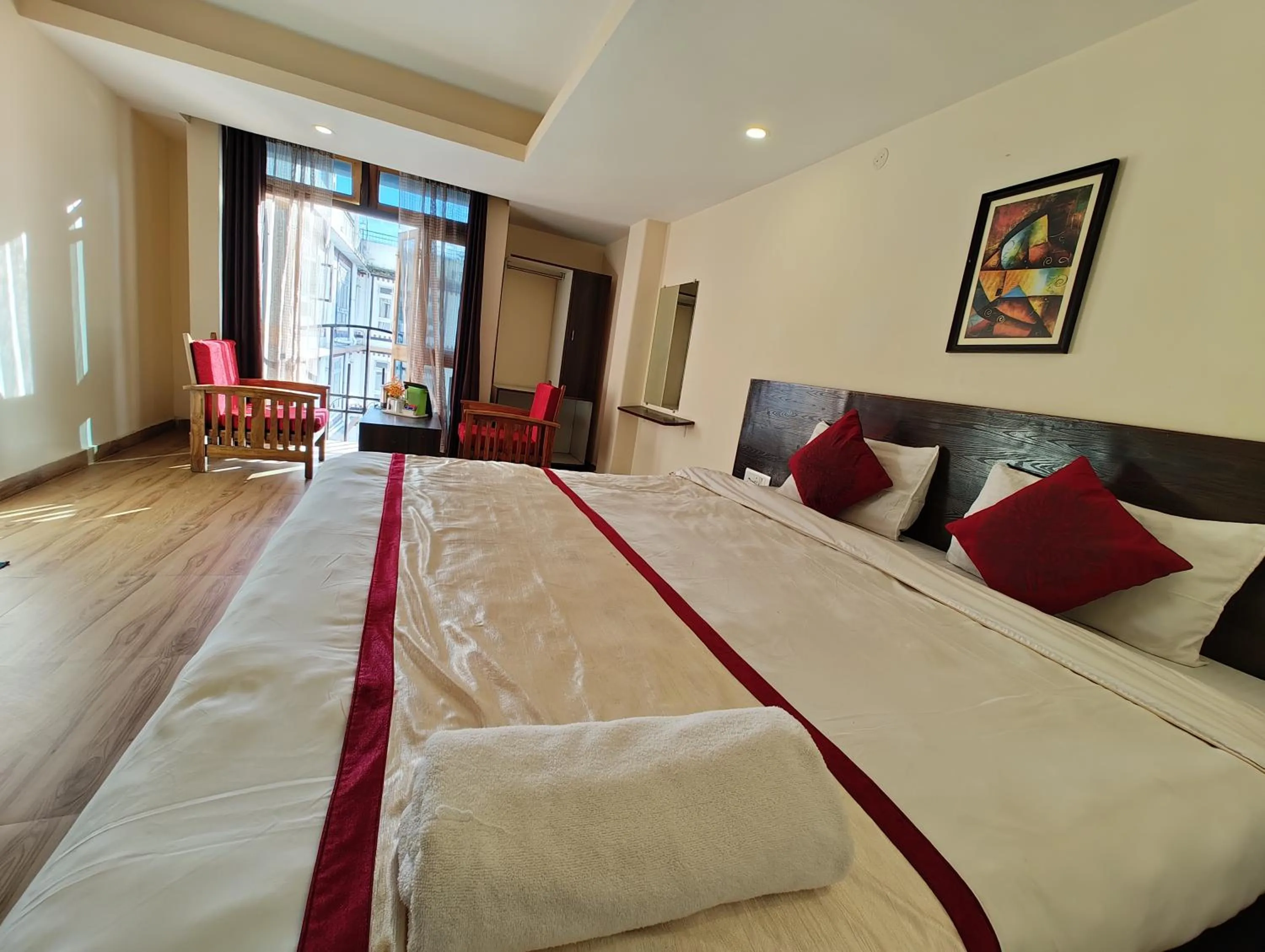 Bedroom, Bed in Hotel The Narayani Continental