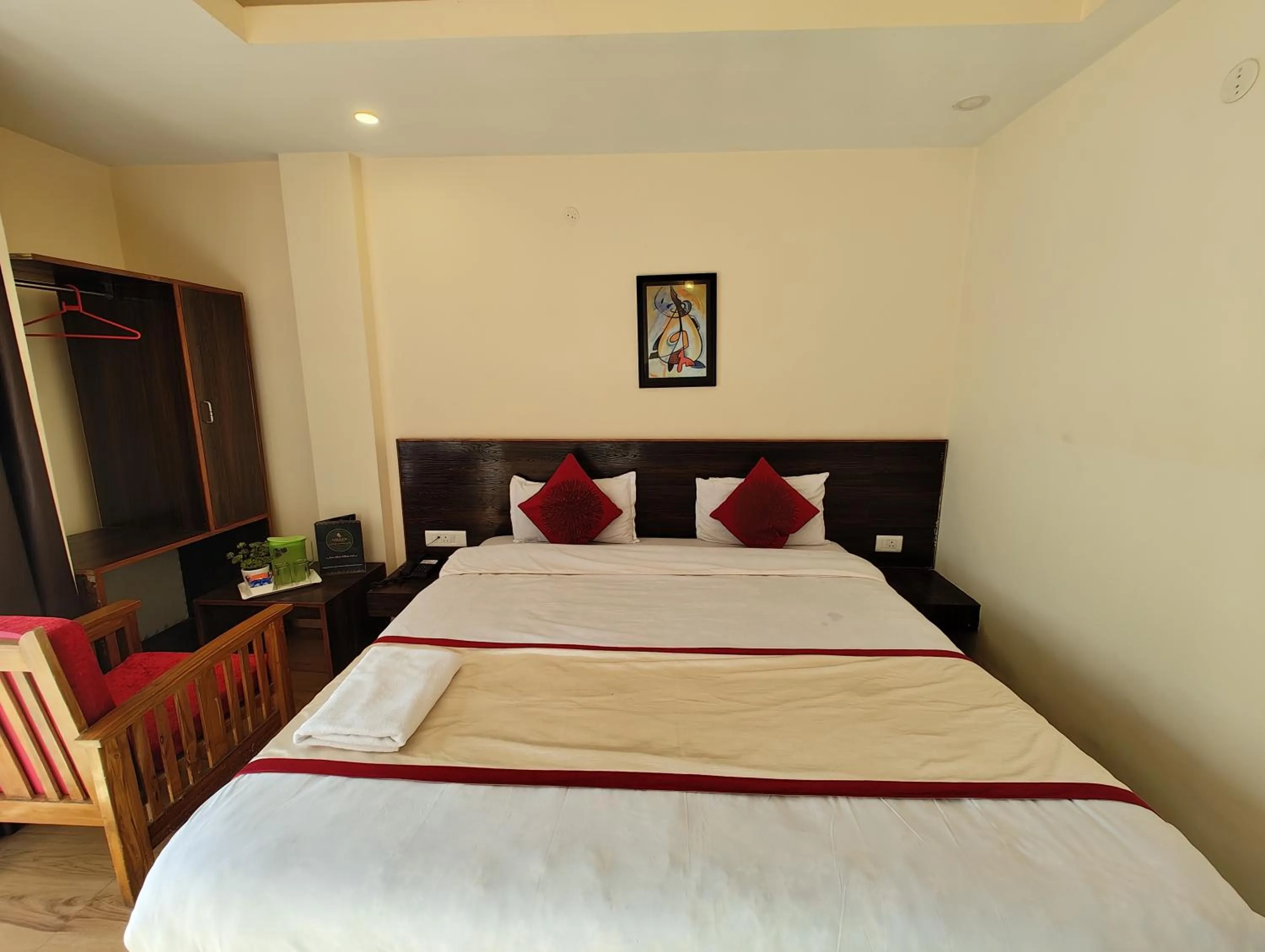 Bed in Hotel The Narayani Continental