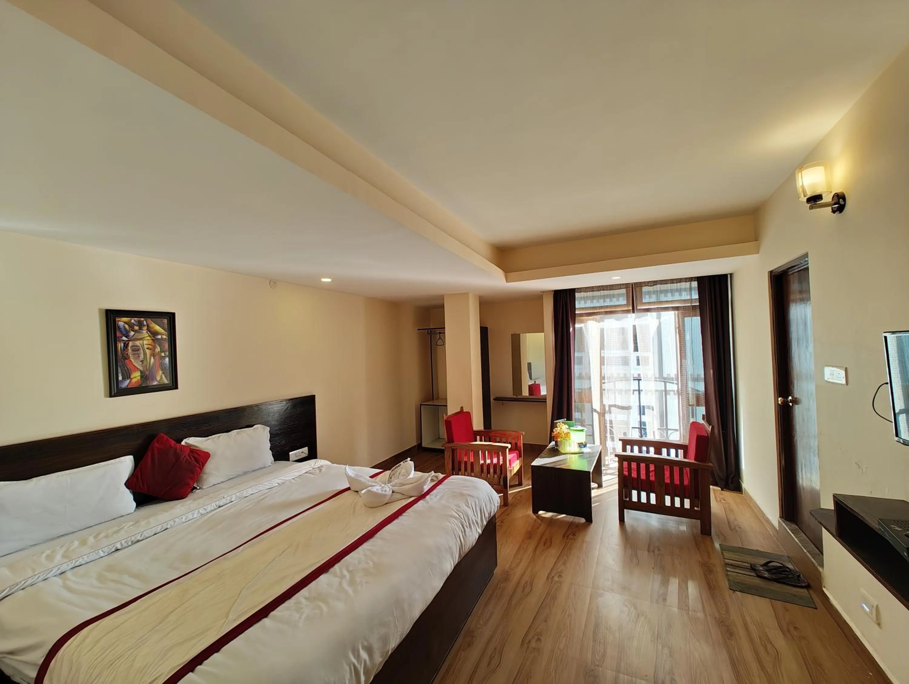 Bedroom, Bed in Hotel The Narayani Continental