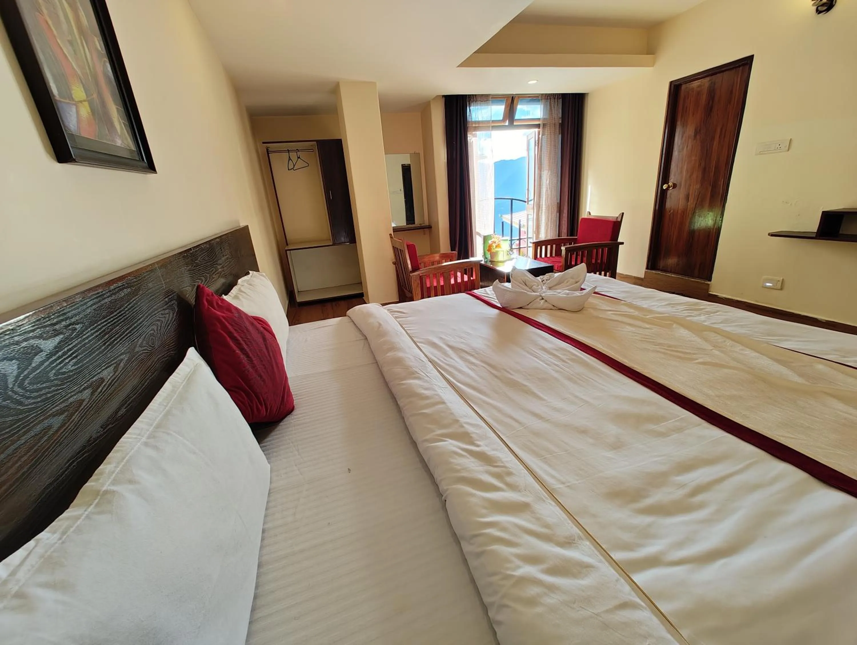 Bedroom, Bed in Hotel The Narayani Continental