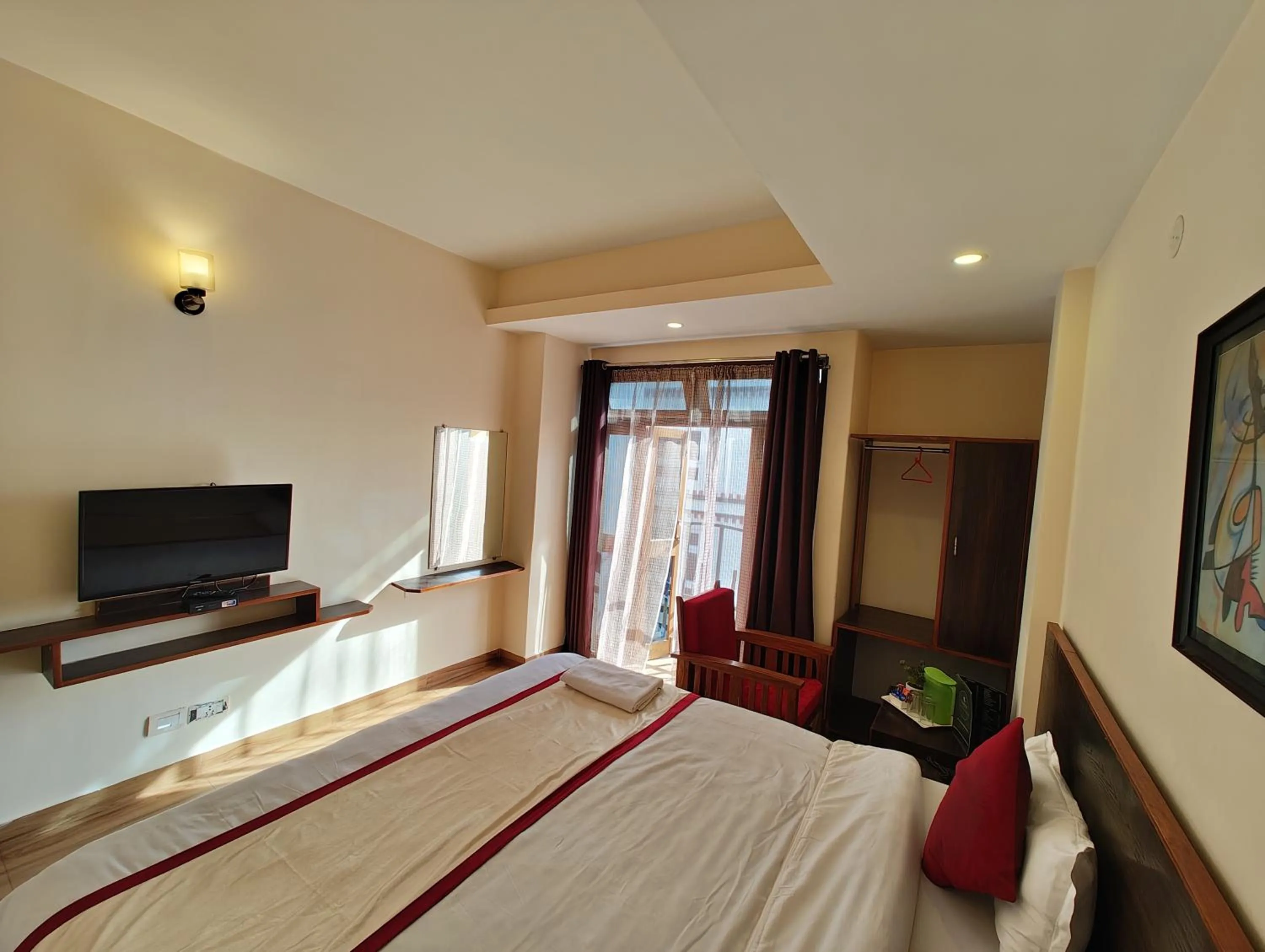 Bedroom, Bed in Hotel The Narayani Continental