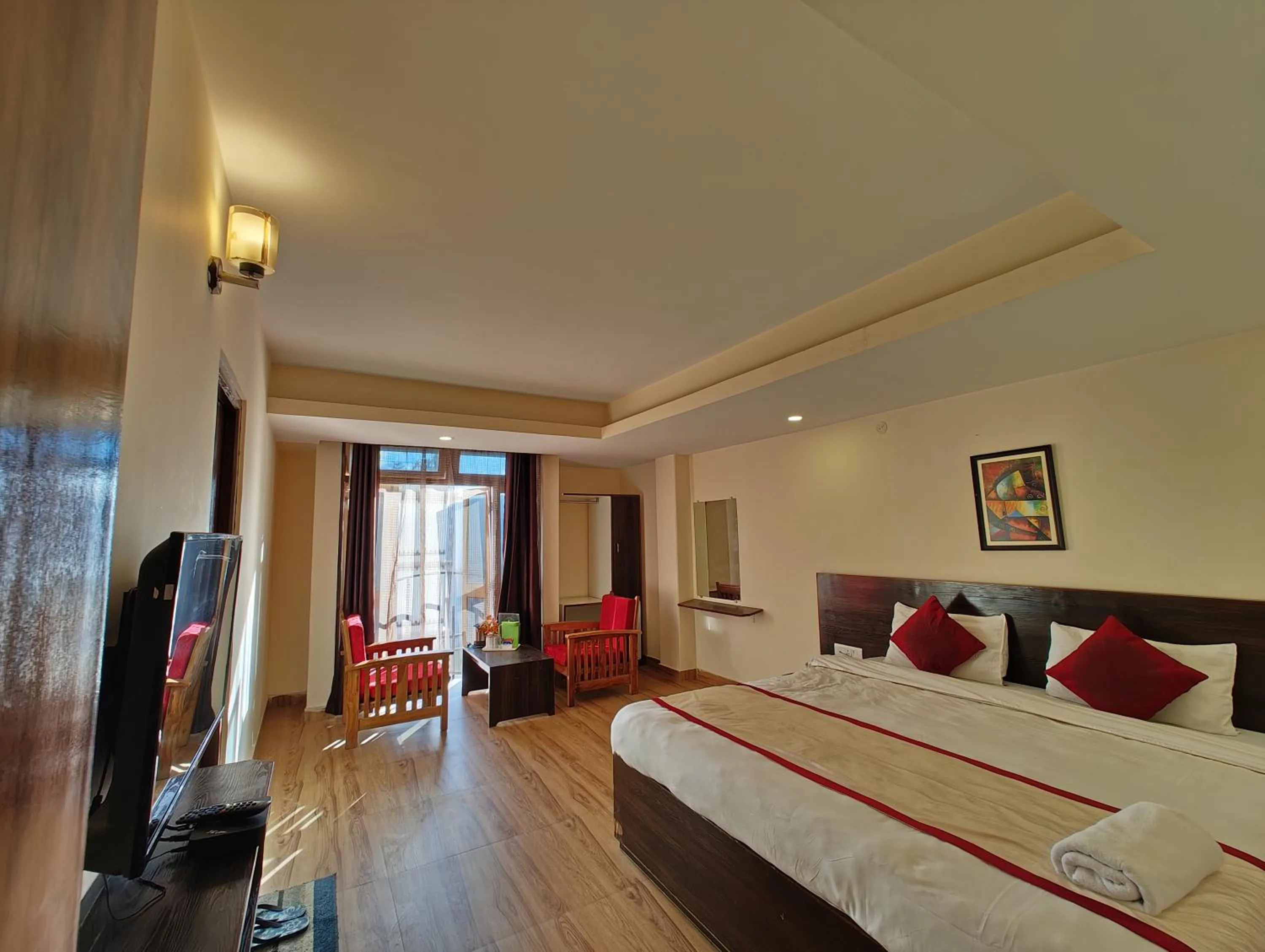 Bedroom, Bed in Hotel The Narayani Continental