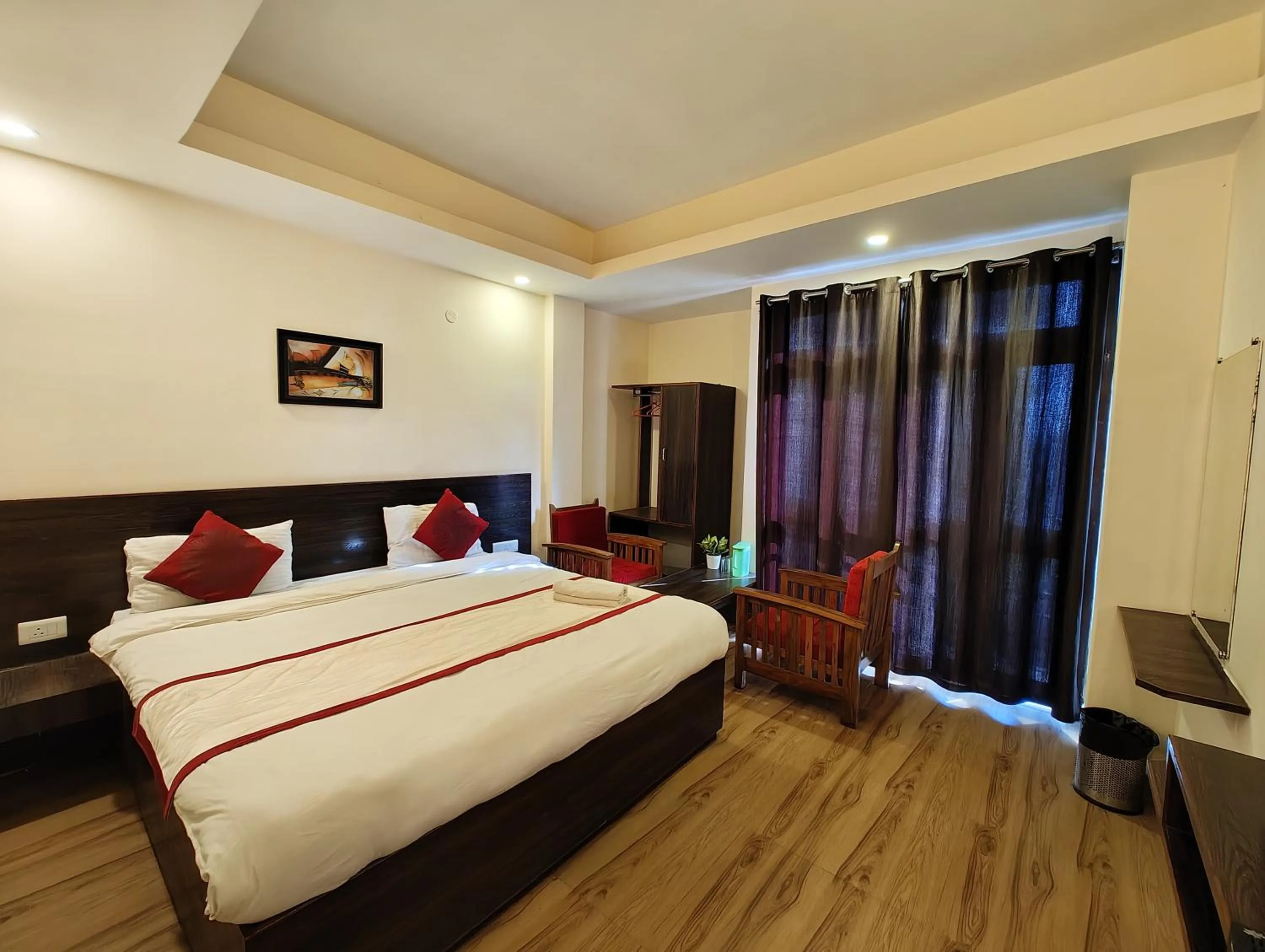 Bedroom, Bed in Hotel The Narayani Continental