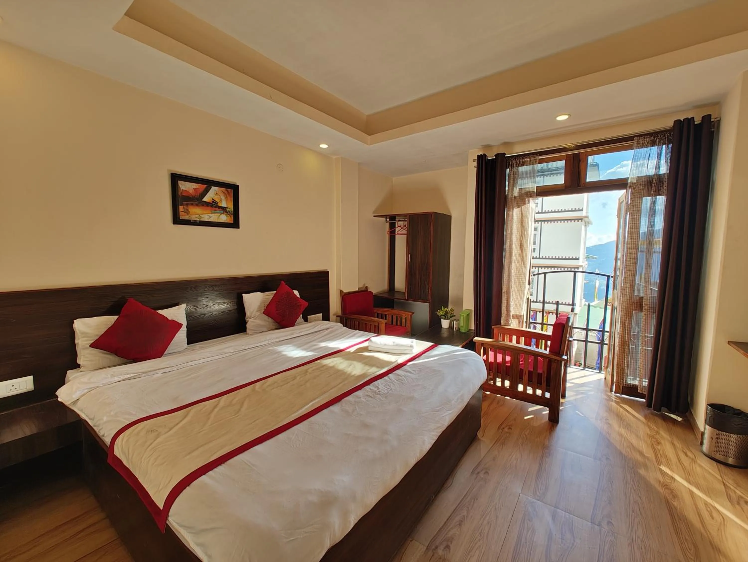 Bedroom, Bed in Hotel The Narayani Continental