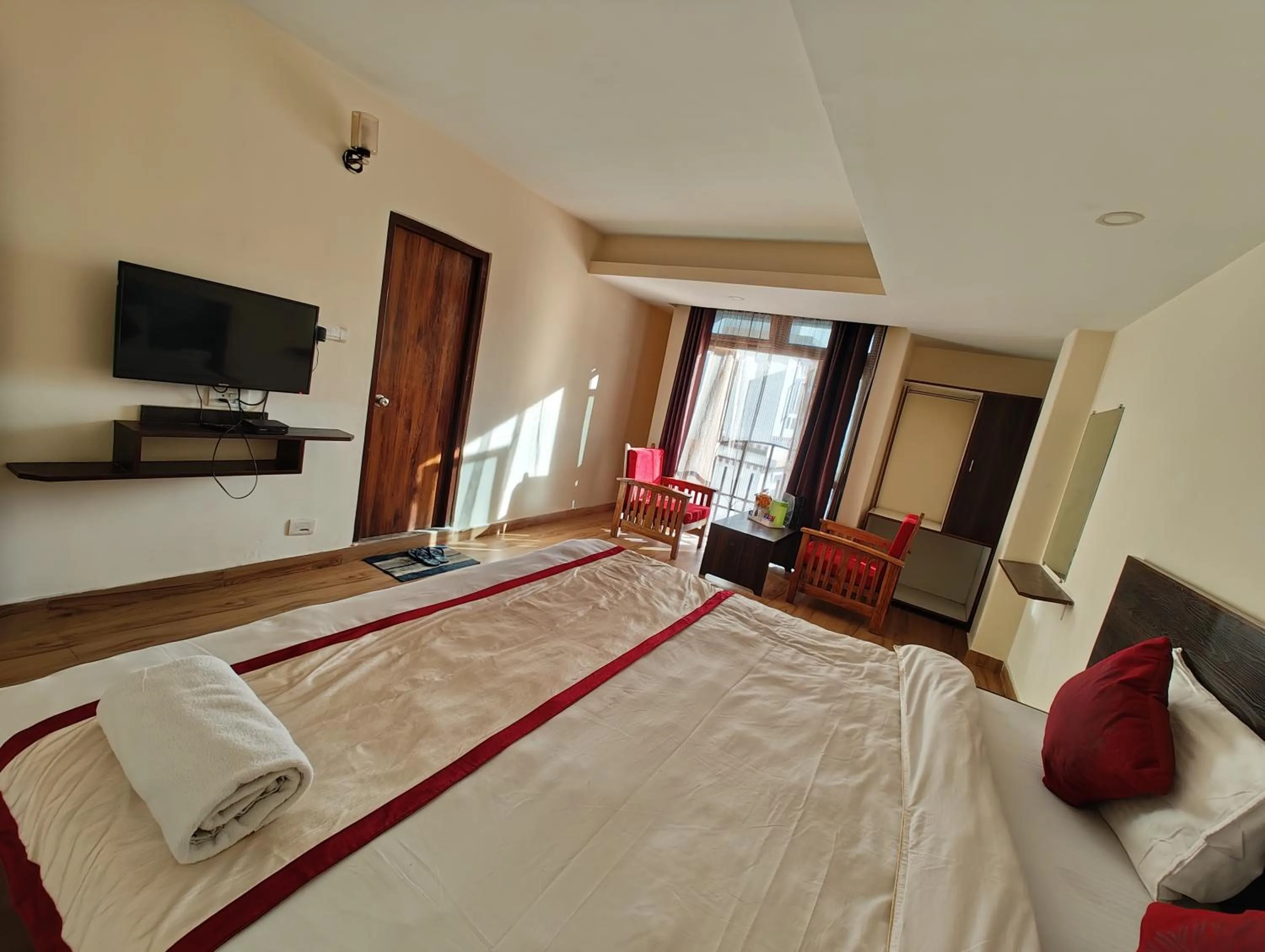 Bedroom, Bed in Hotel The Narayani Continental