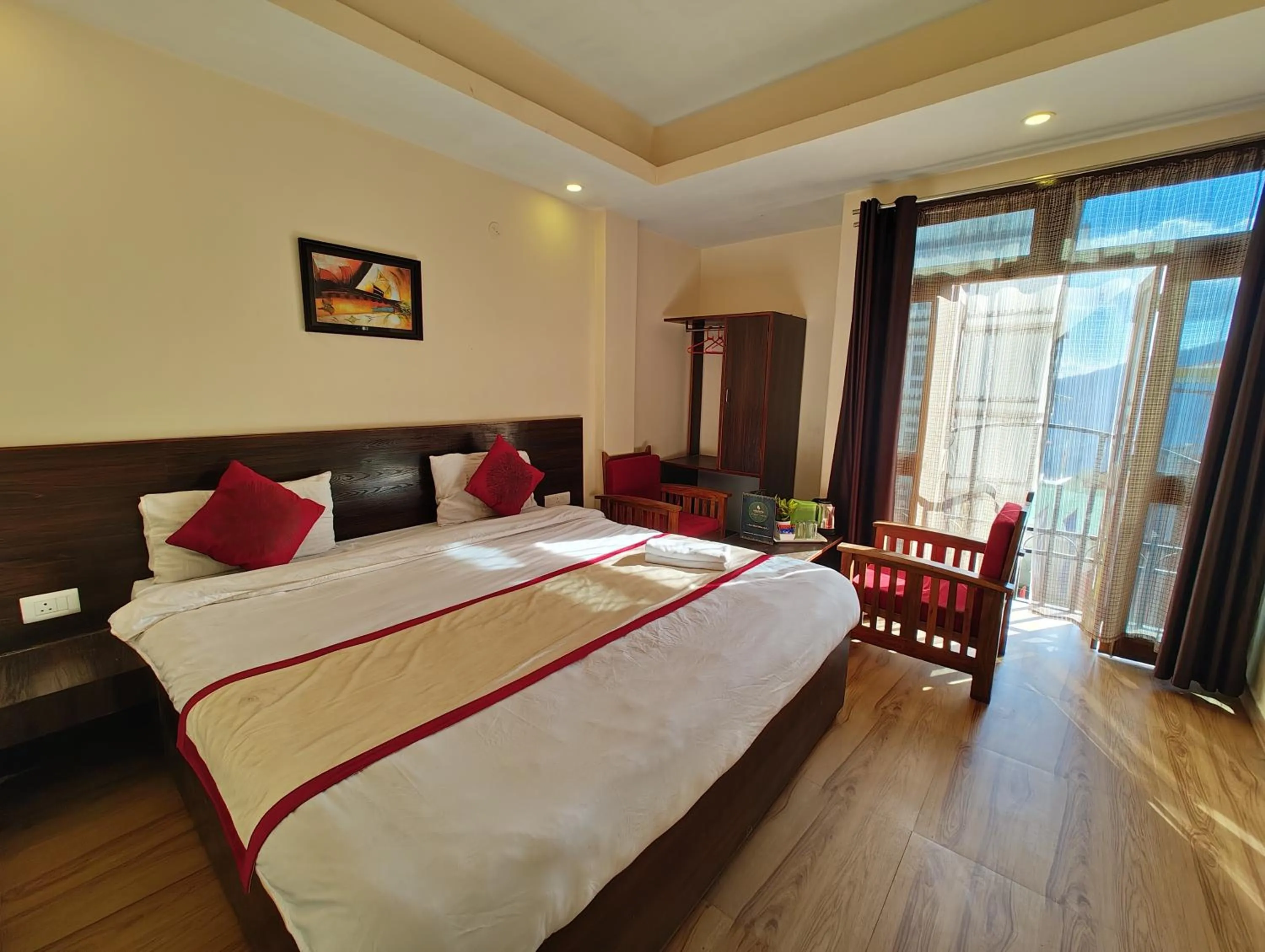 Bedroom, Bed in Hotel The Narayani Continental