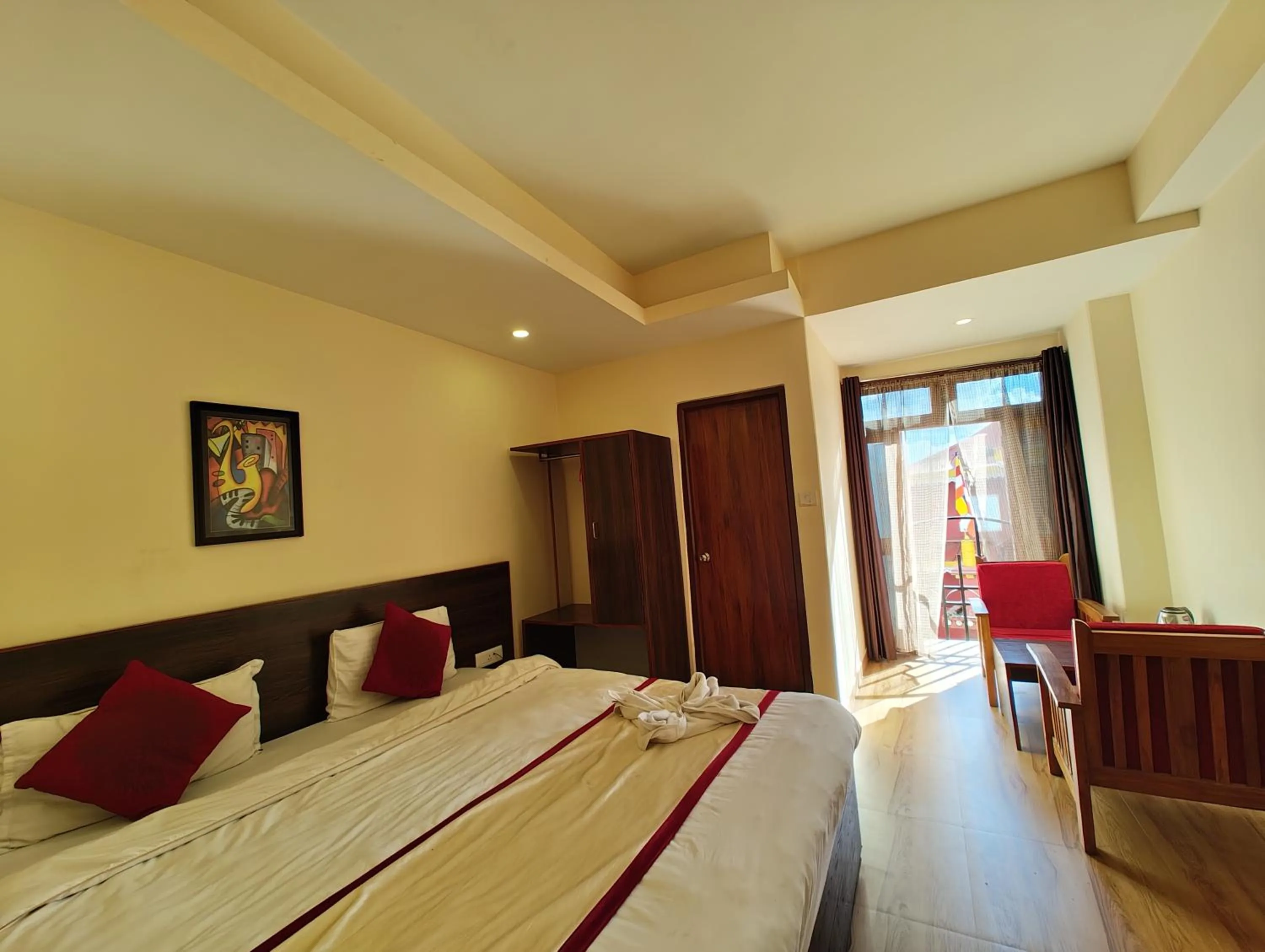 Bedroom, Bed in Hotel The Narayani Continental