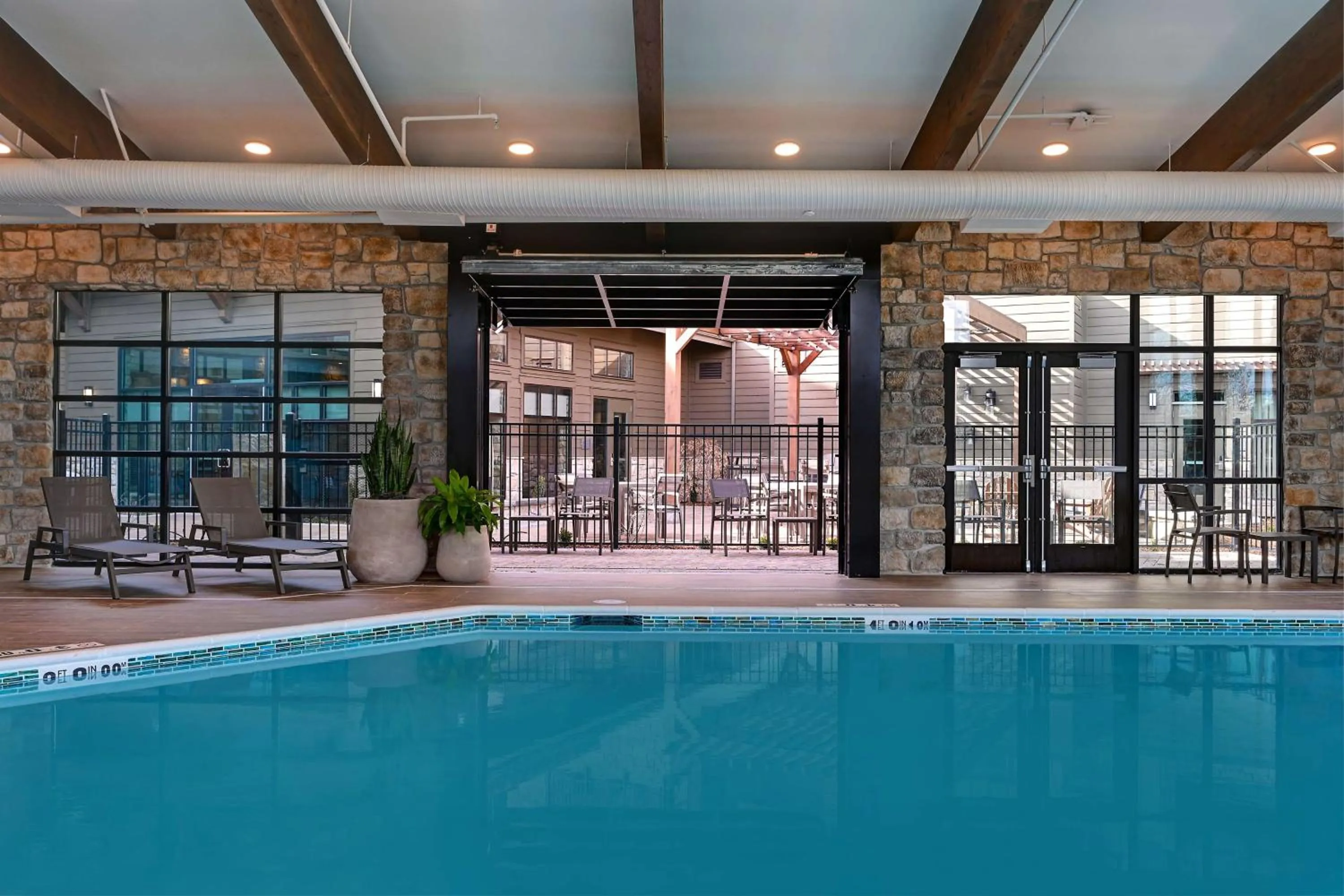 Pool view in Homewood Suites By Hilton Eagle Boise, Id