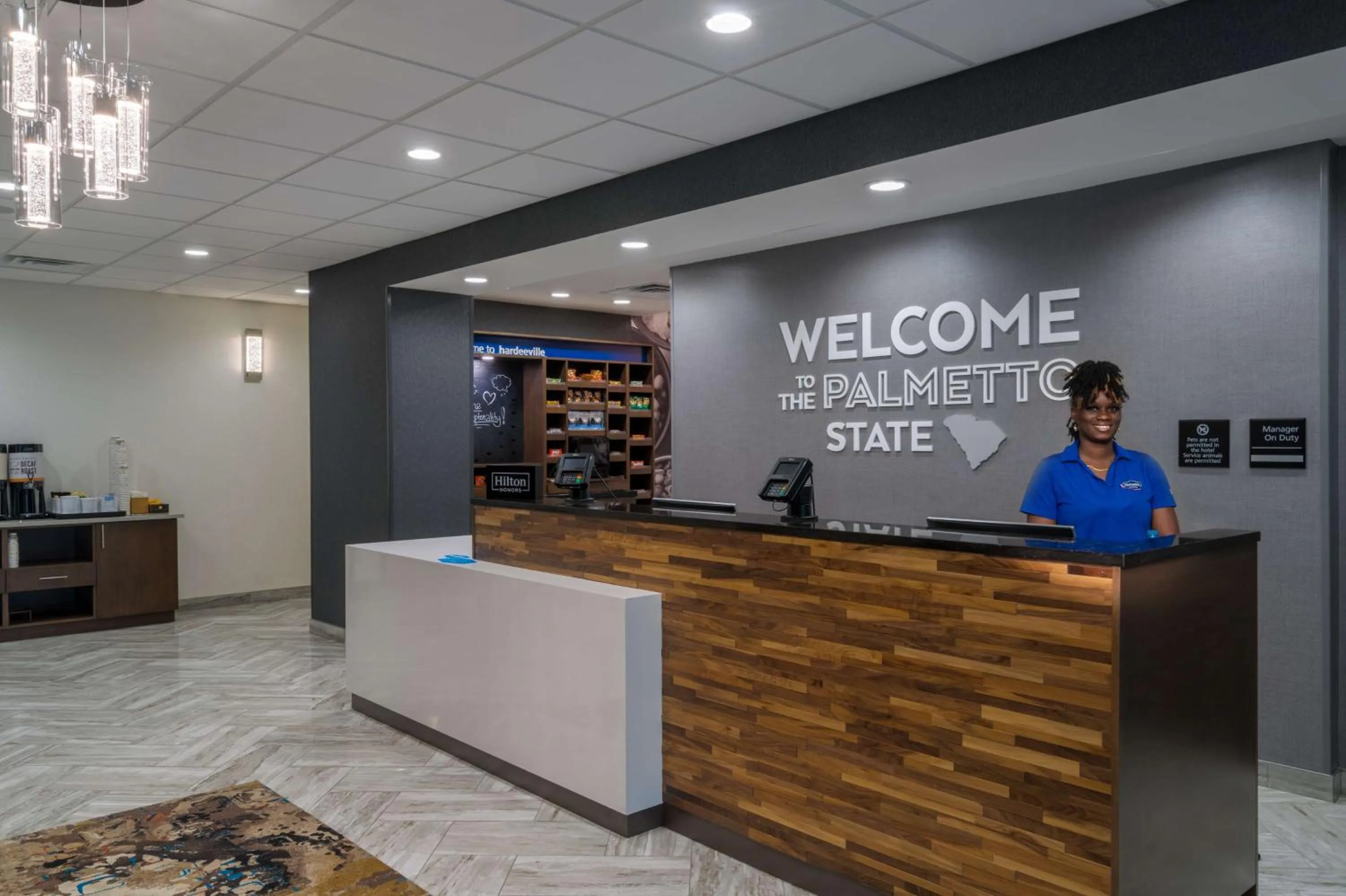 Lobby or reception in Hampton Inn By Hilton Hardeeville, SC
