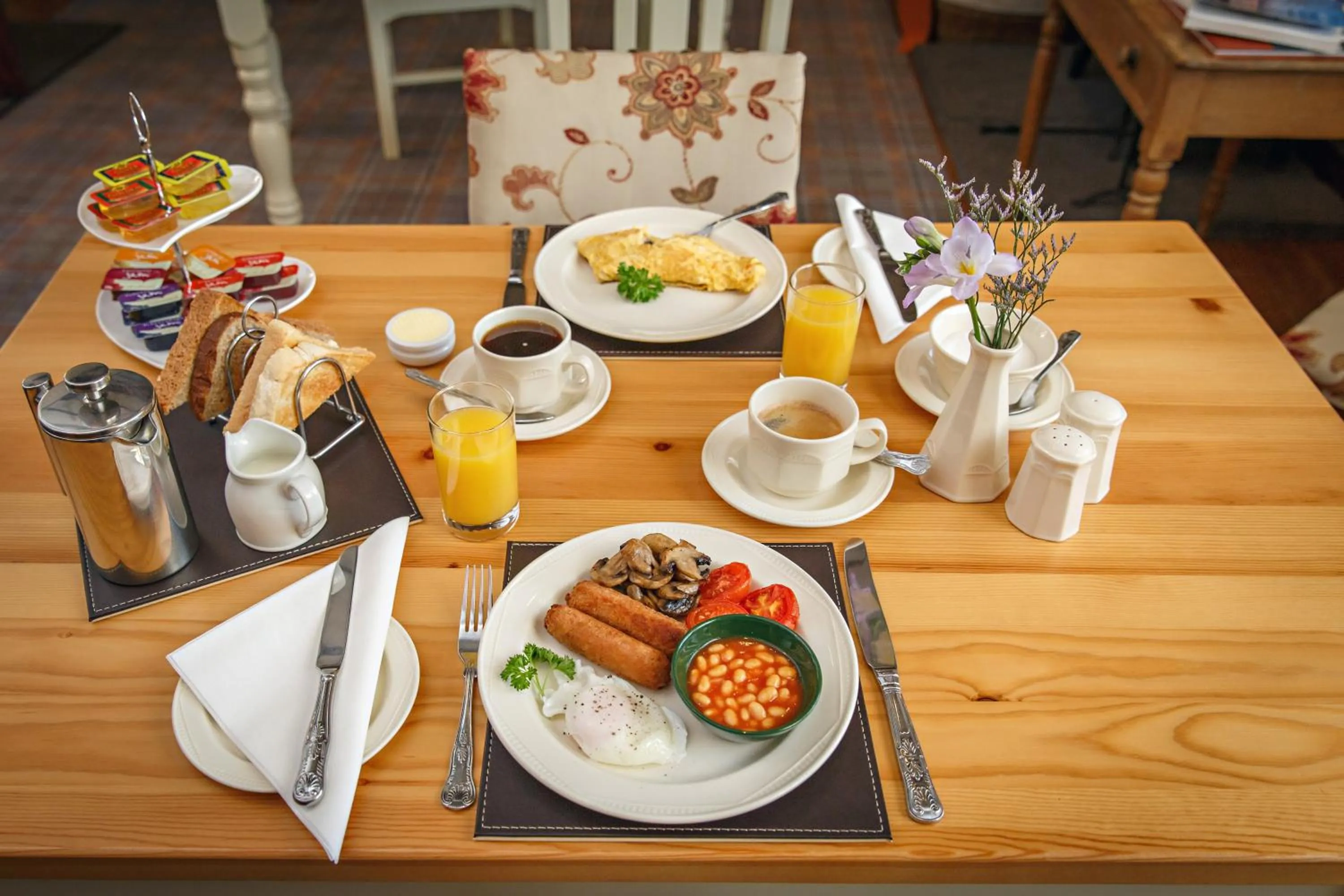 Food close-up in The Barns