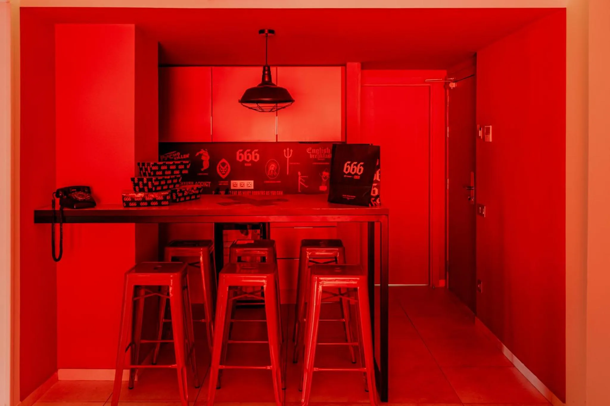 kitchen in Ryans Ibiza Apartments - Only Adults