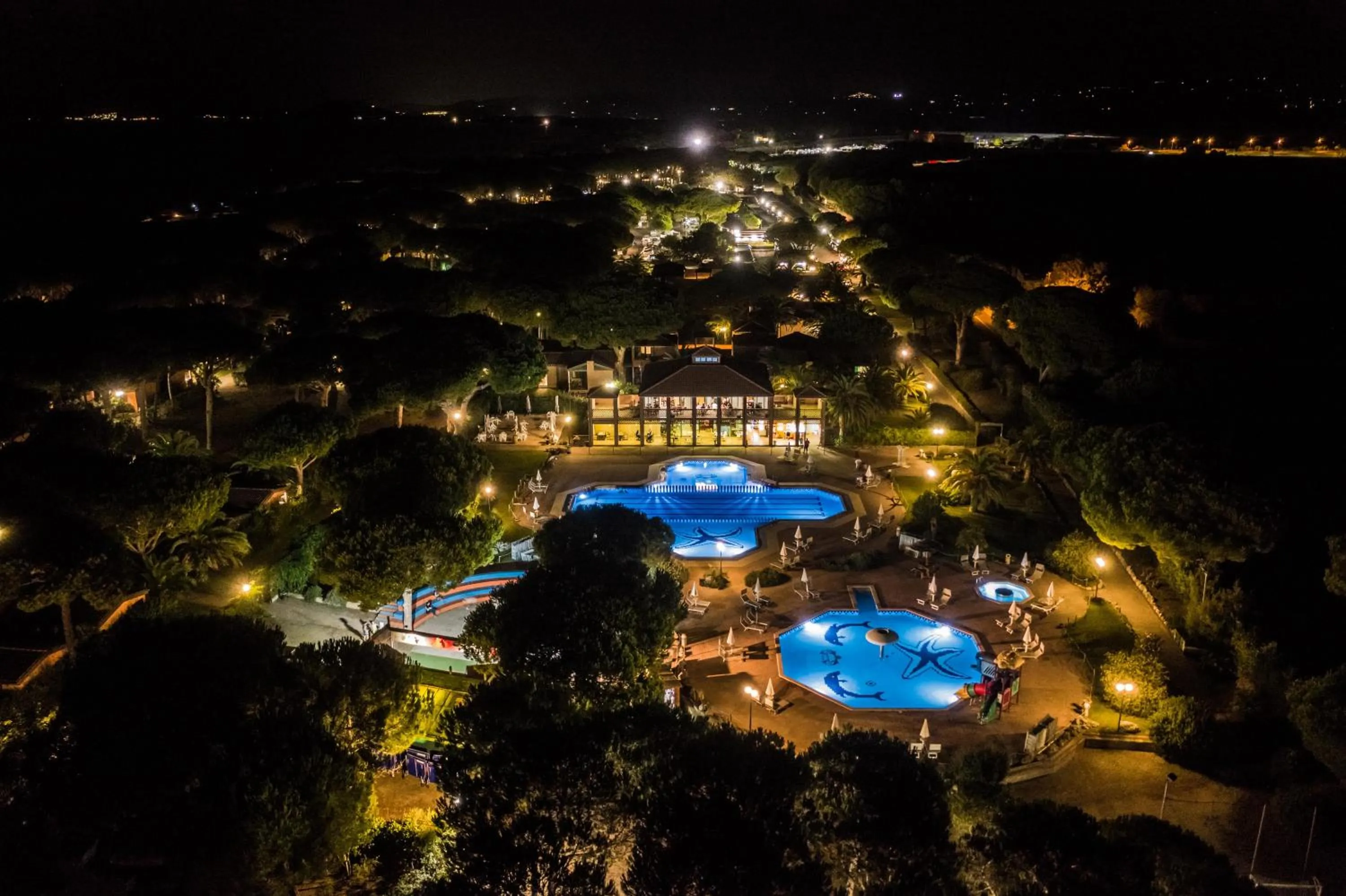 Bird's eye view in Gitavillage Argentario