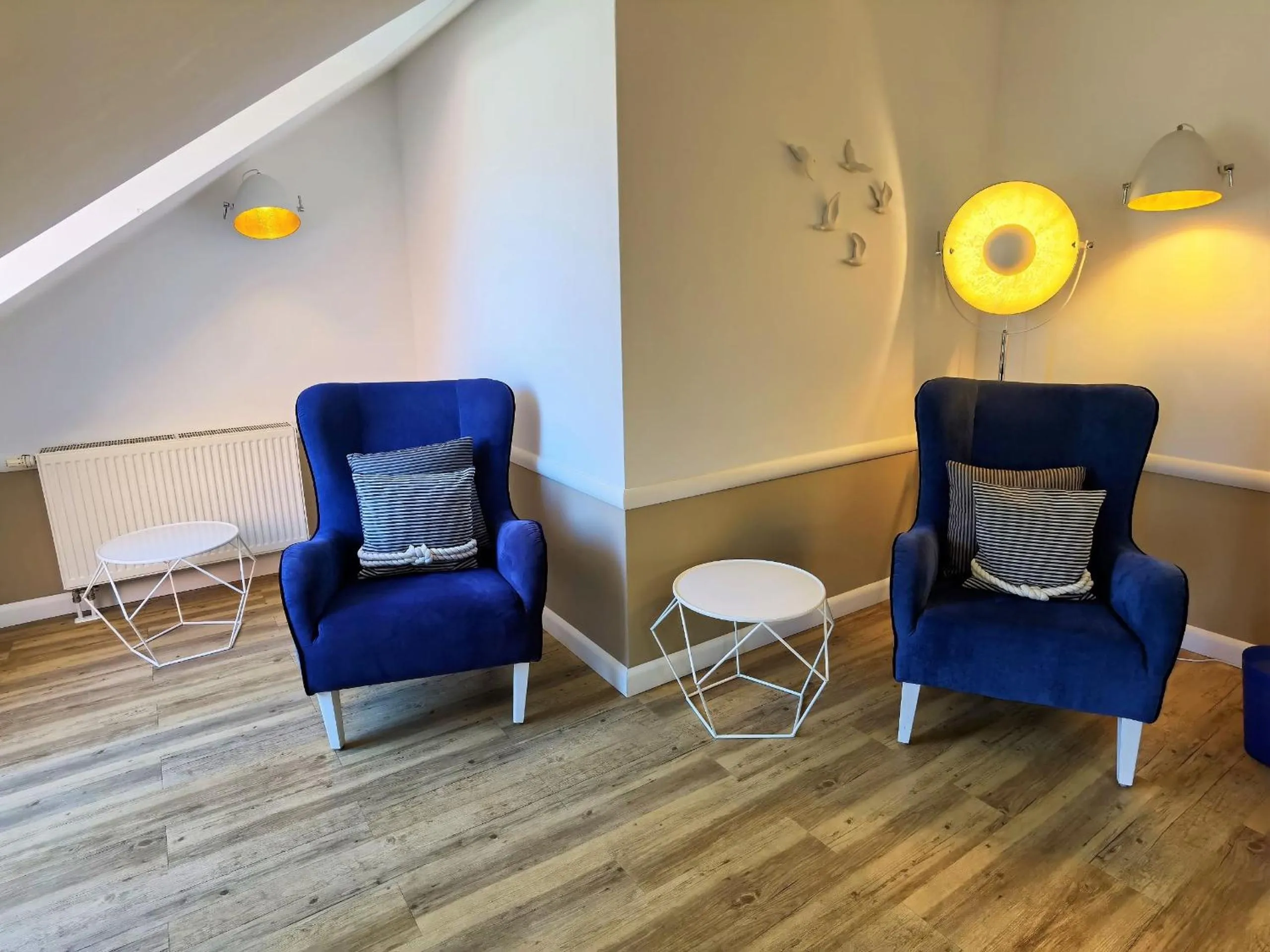 Living room in Victoria Suites