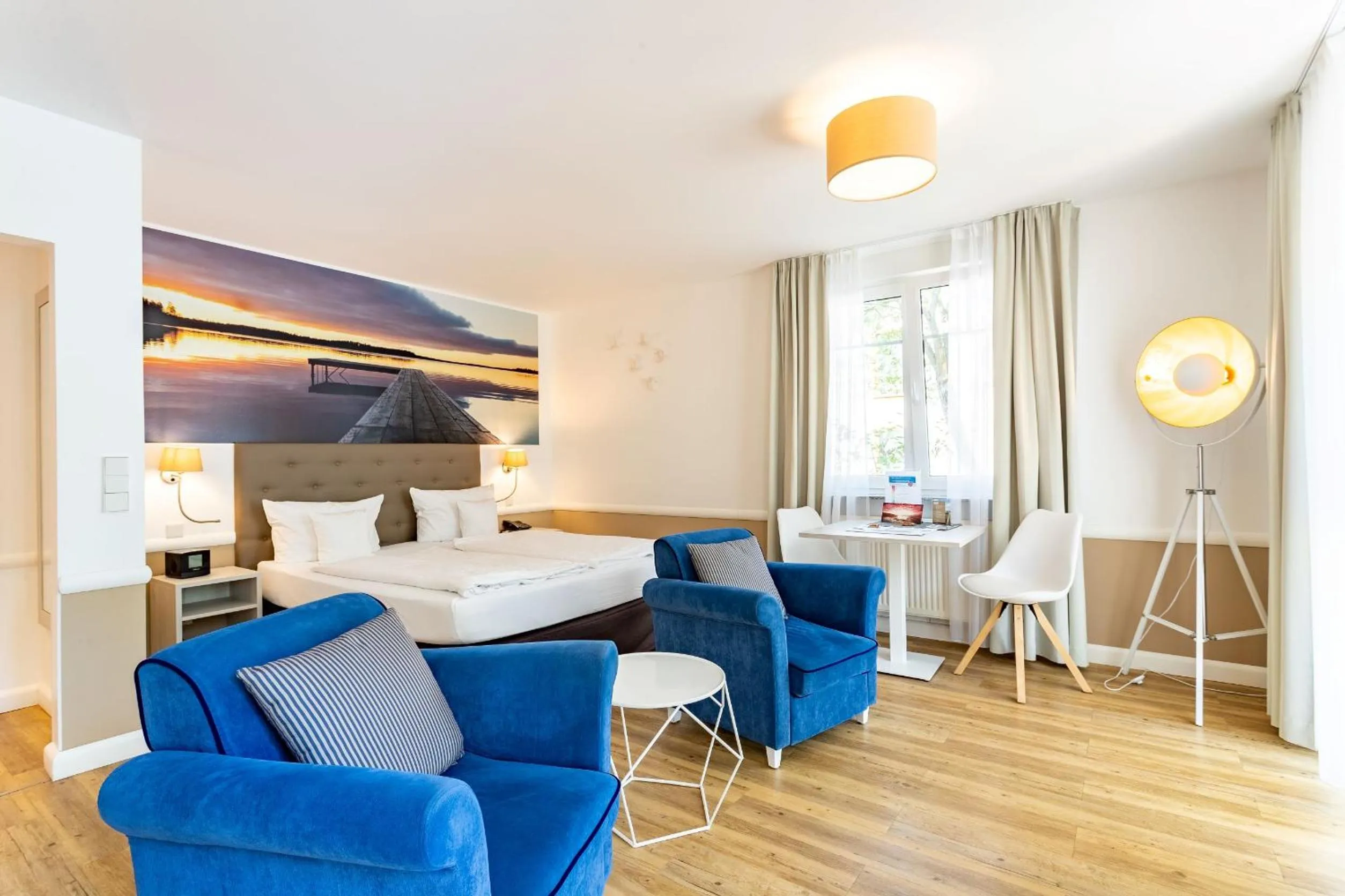 Living room in Victoria Suites