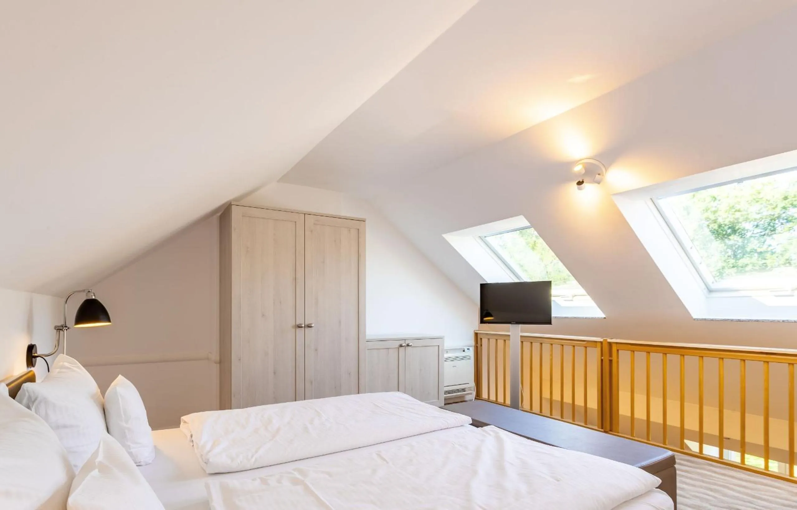 Bed in Victoria Suites