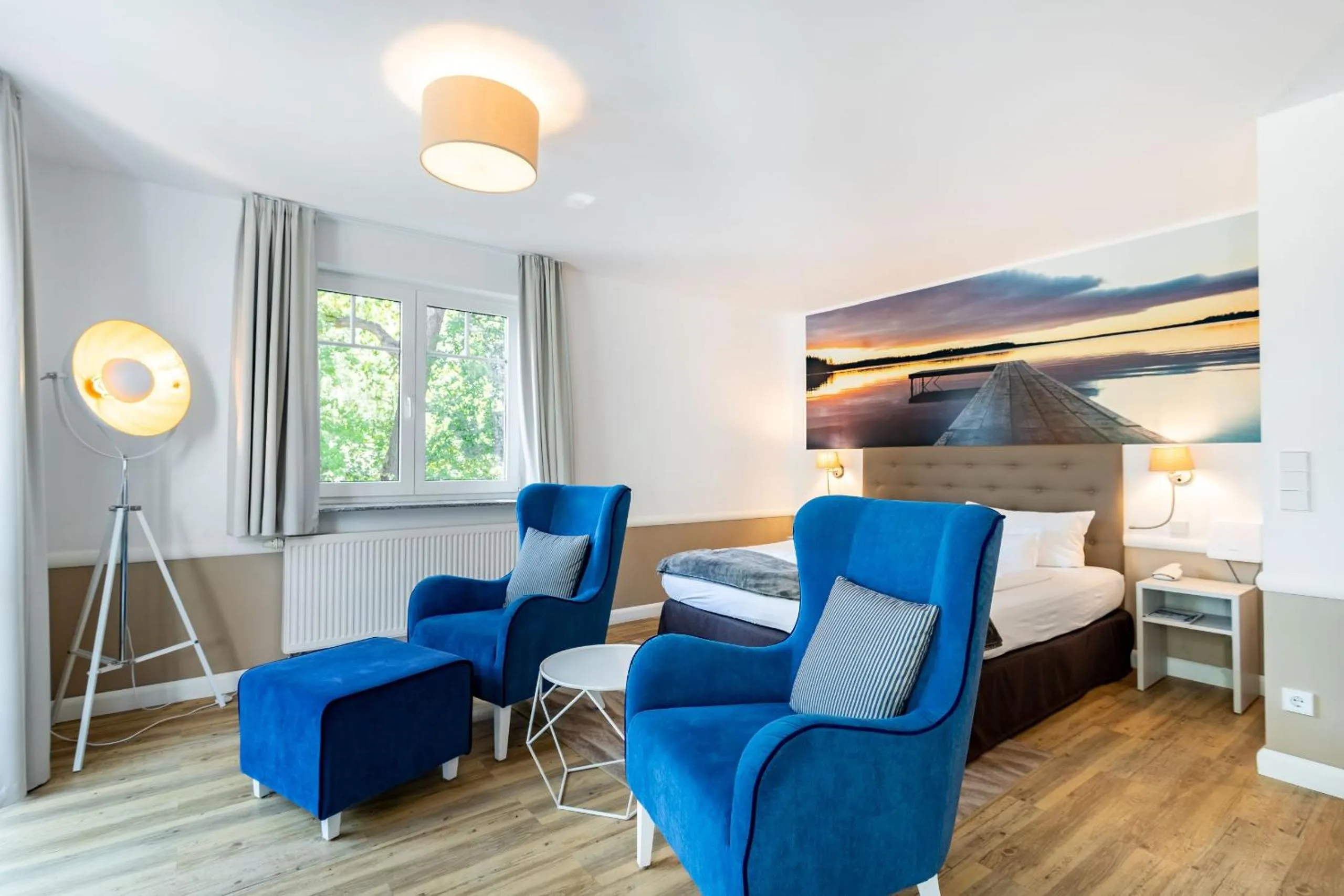 Bed in Victoria Suites