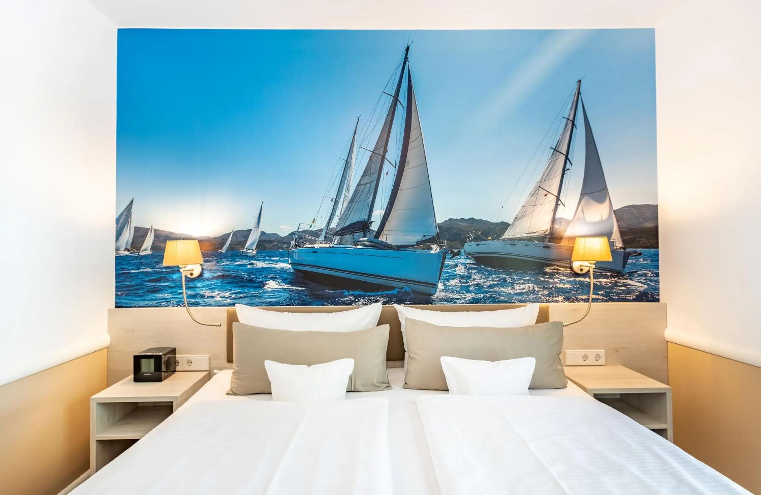 Bed in Victoria Suites