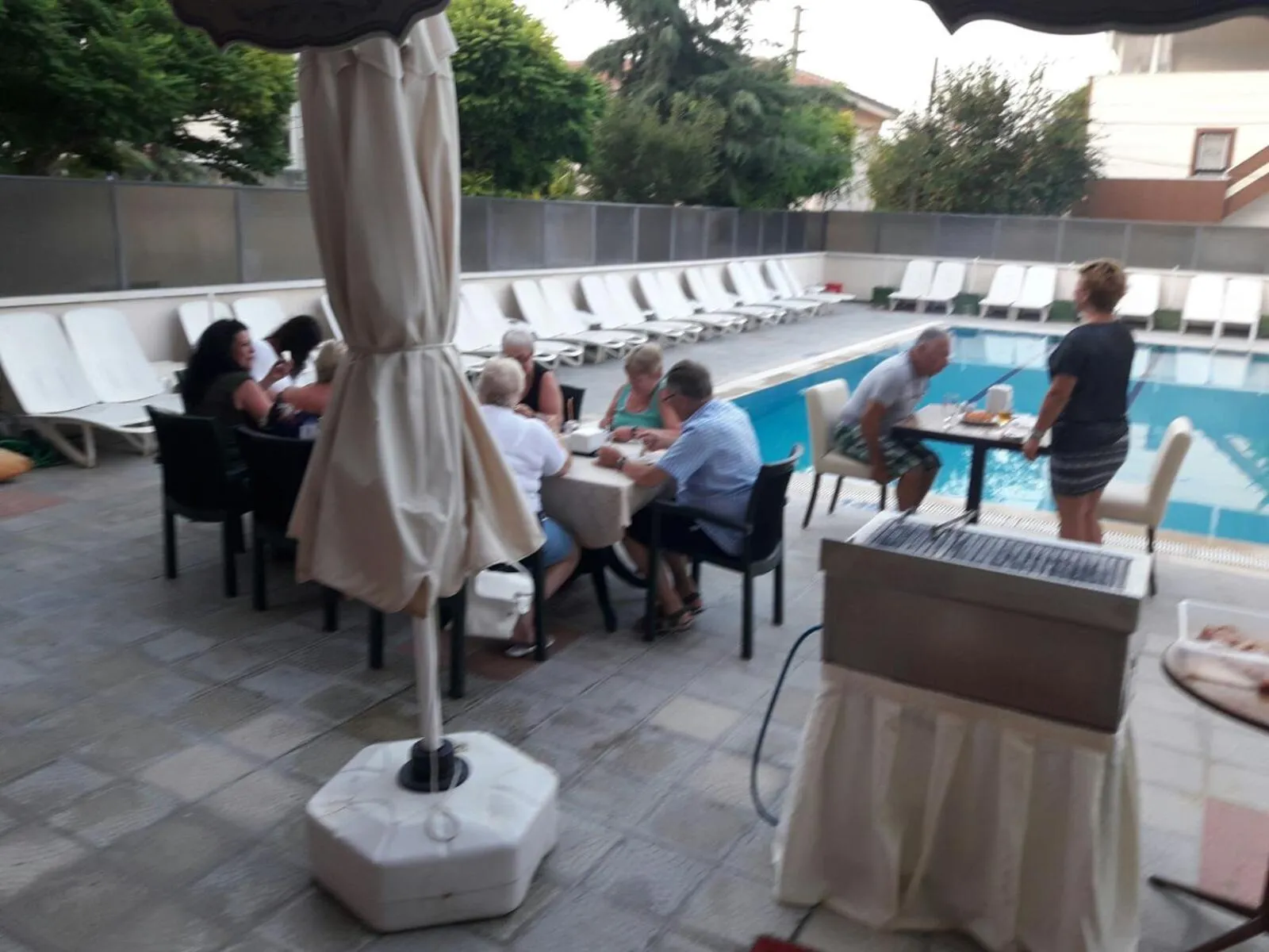 Pool view in Nazar Hotel